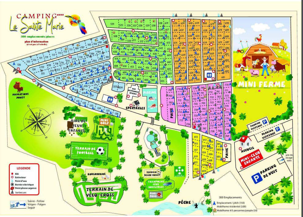 Plattegrond Le Sainte Marie