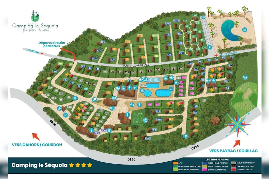 Plattegrond Le Séquoia