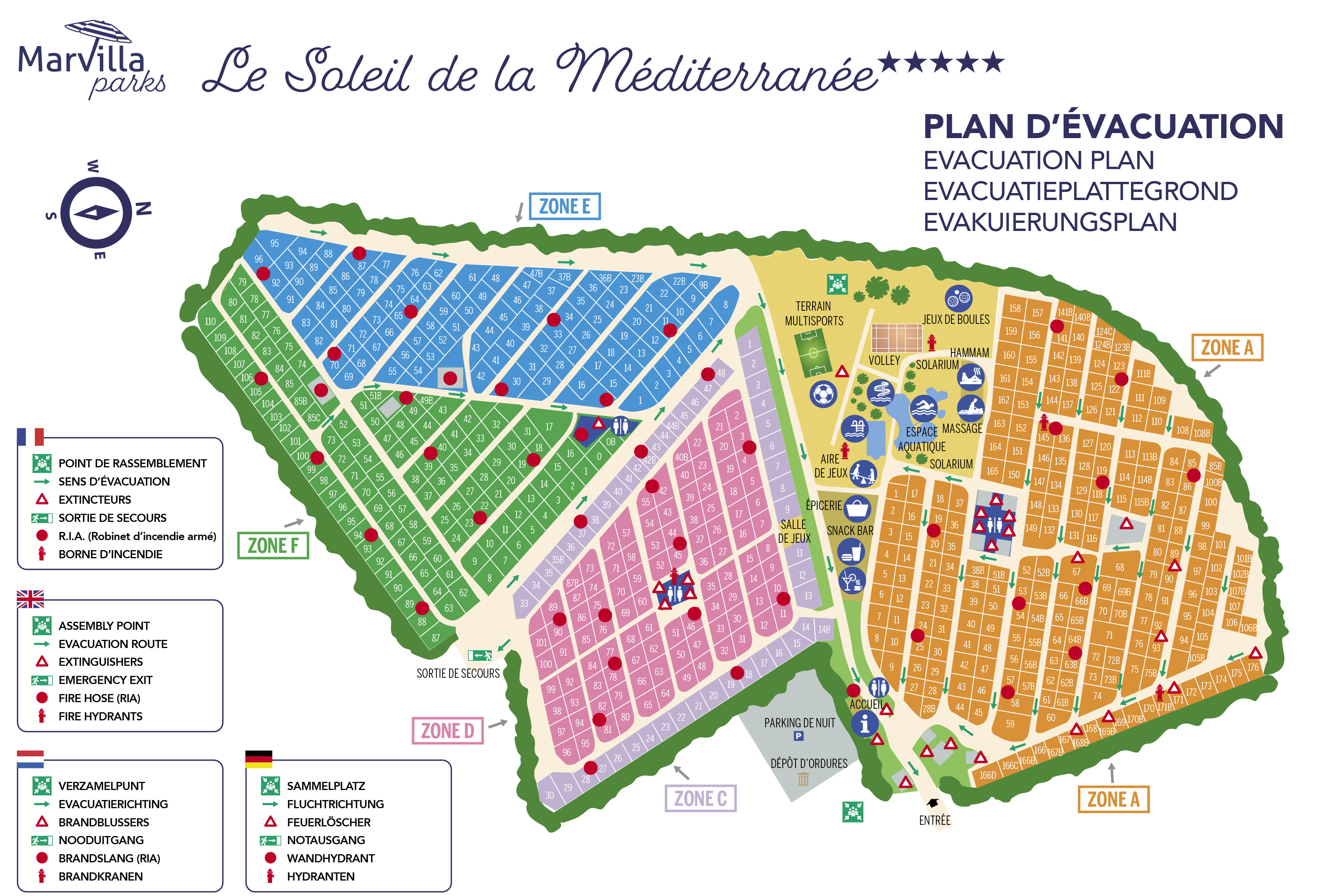 Plattegrond Le Soleil de la Méditerranée