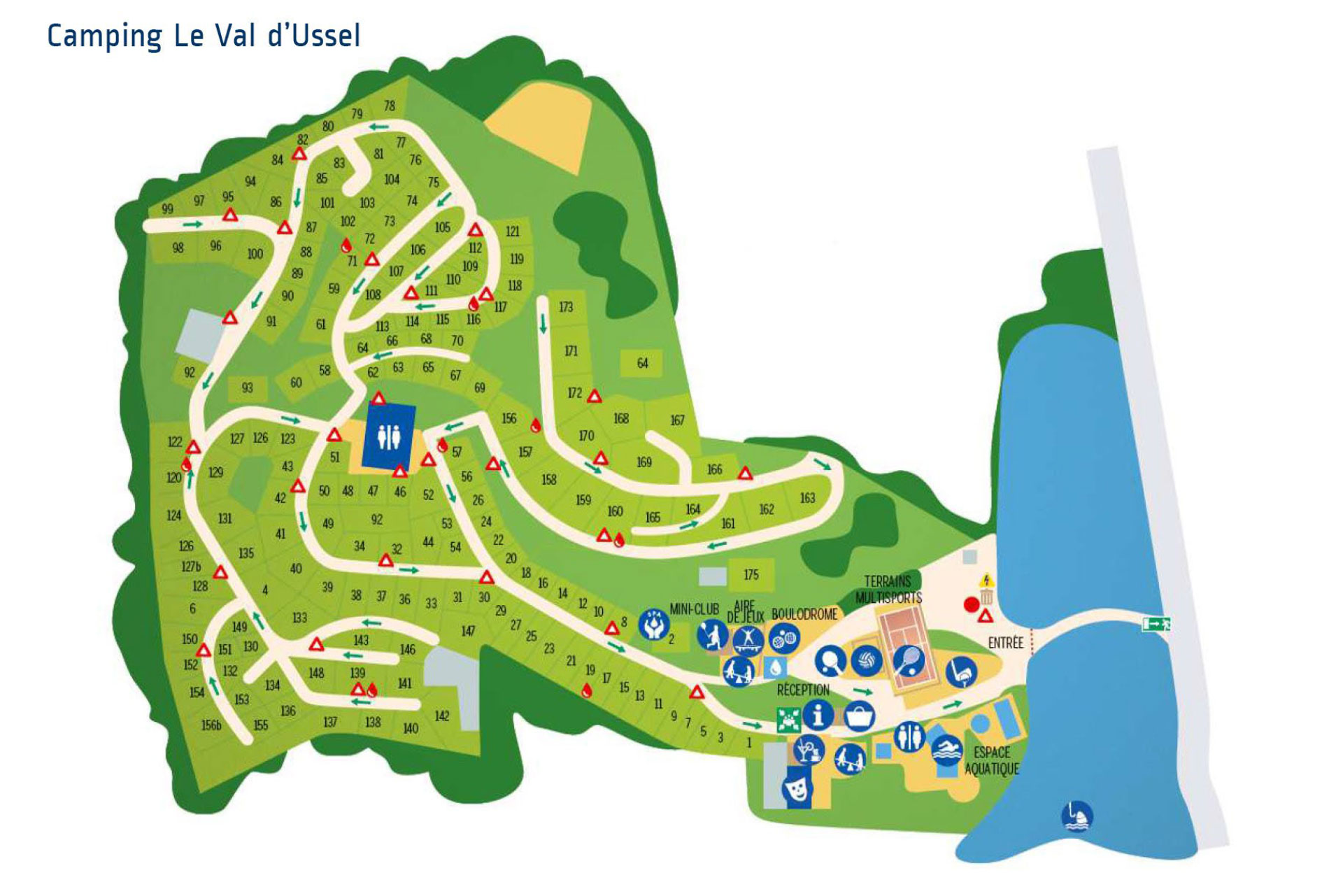 Plattegrond Le Val d'Ussel