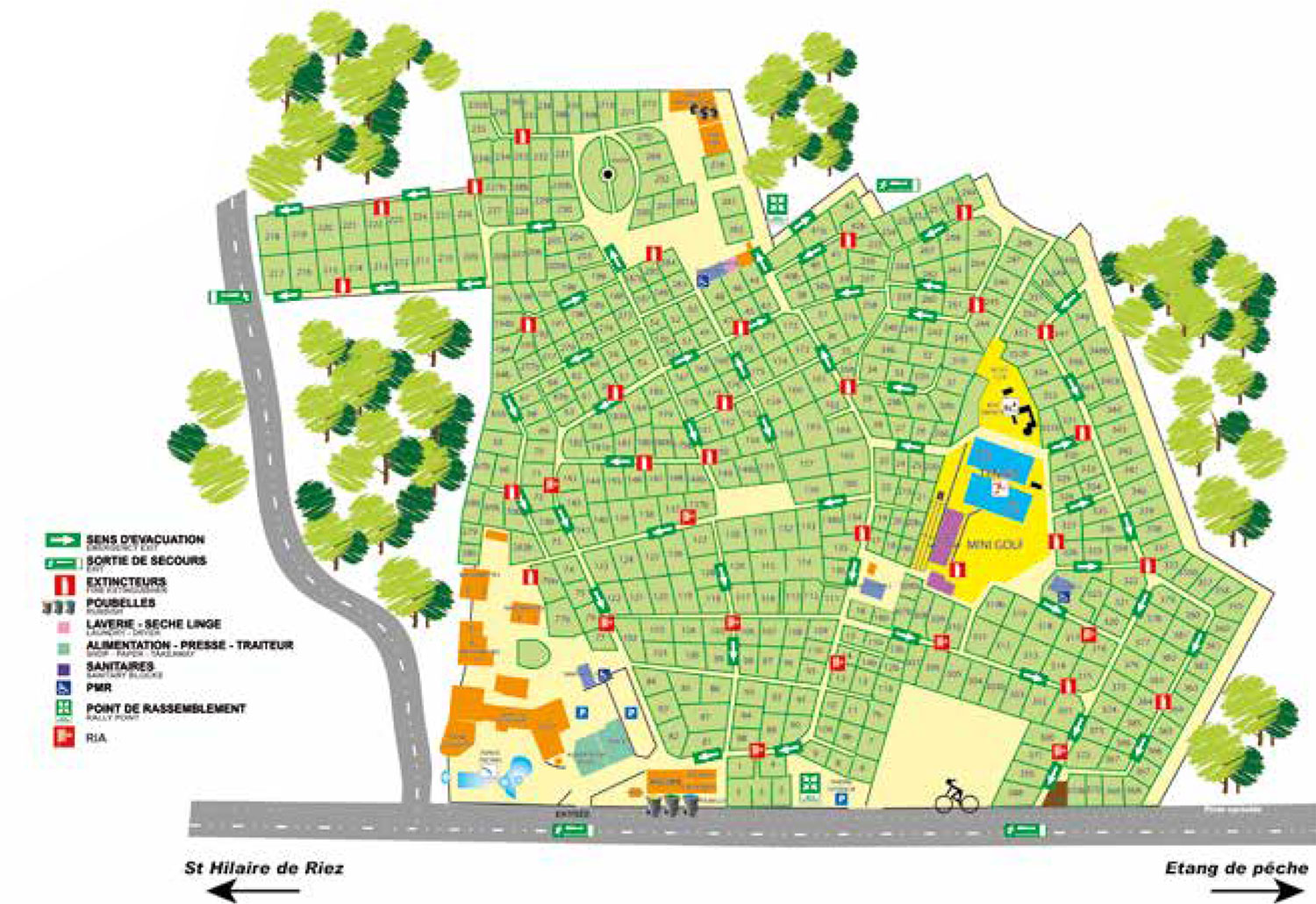 Plattegrond Les Biches