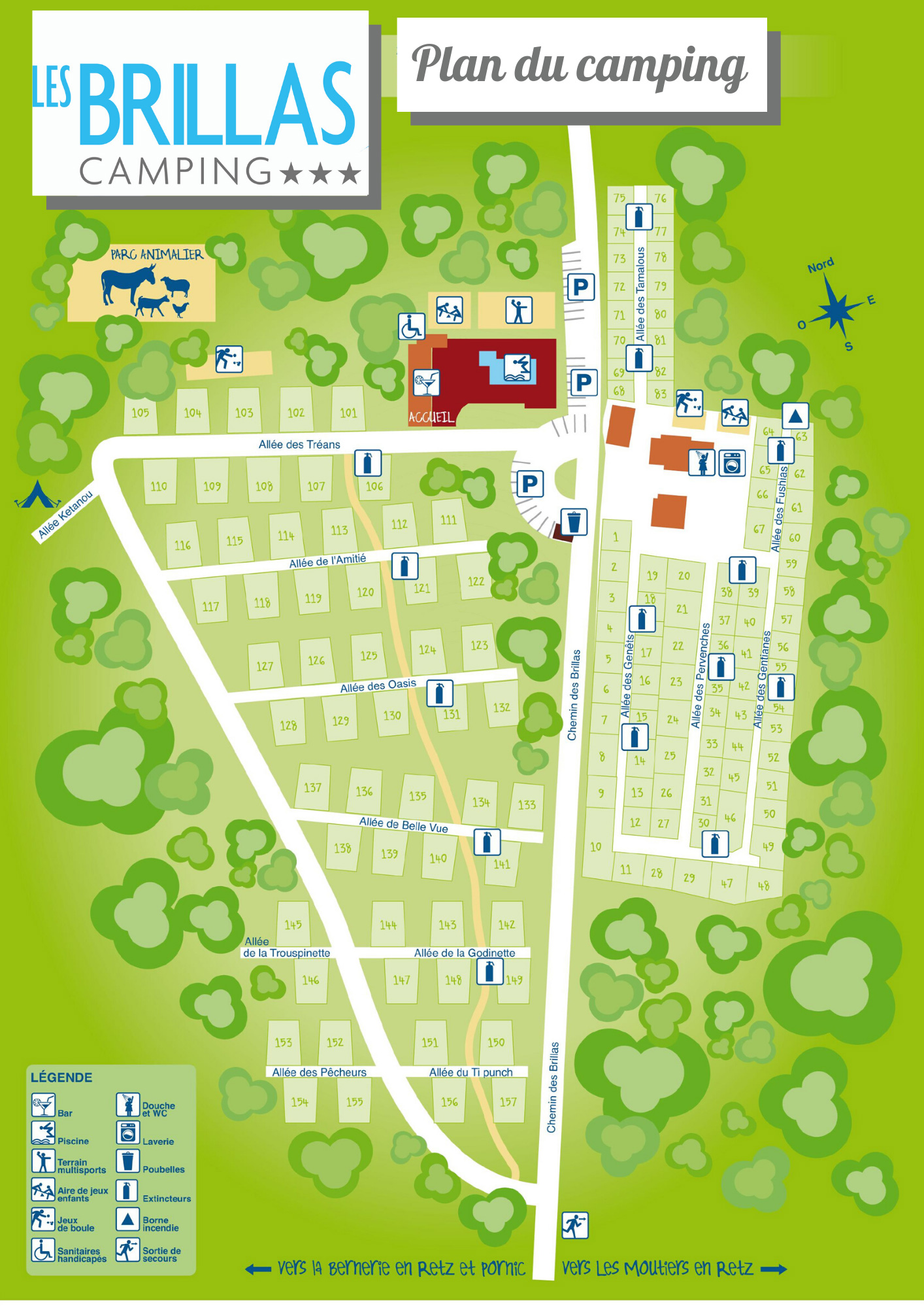 Plattegrond Les Brillas
