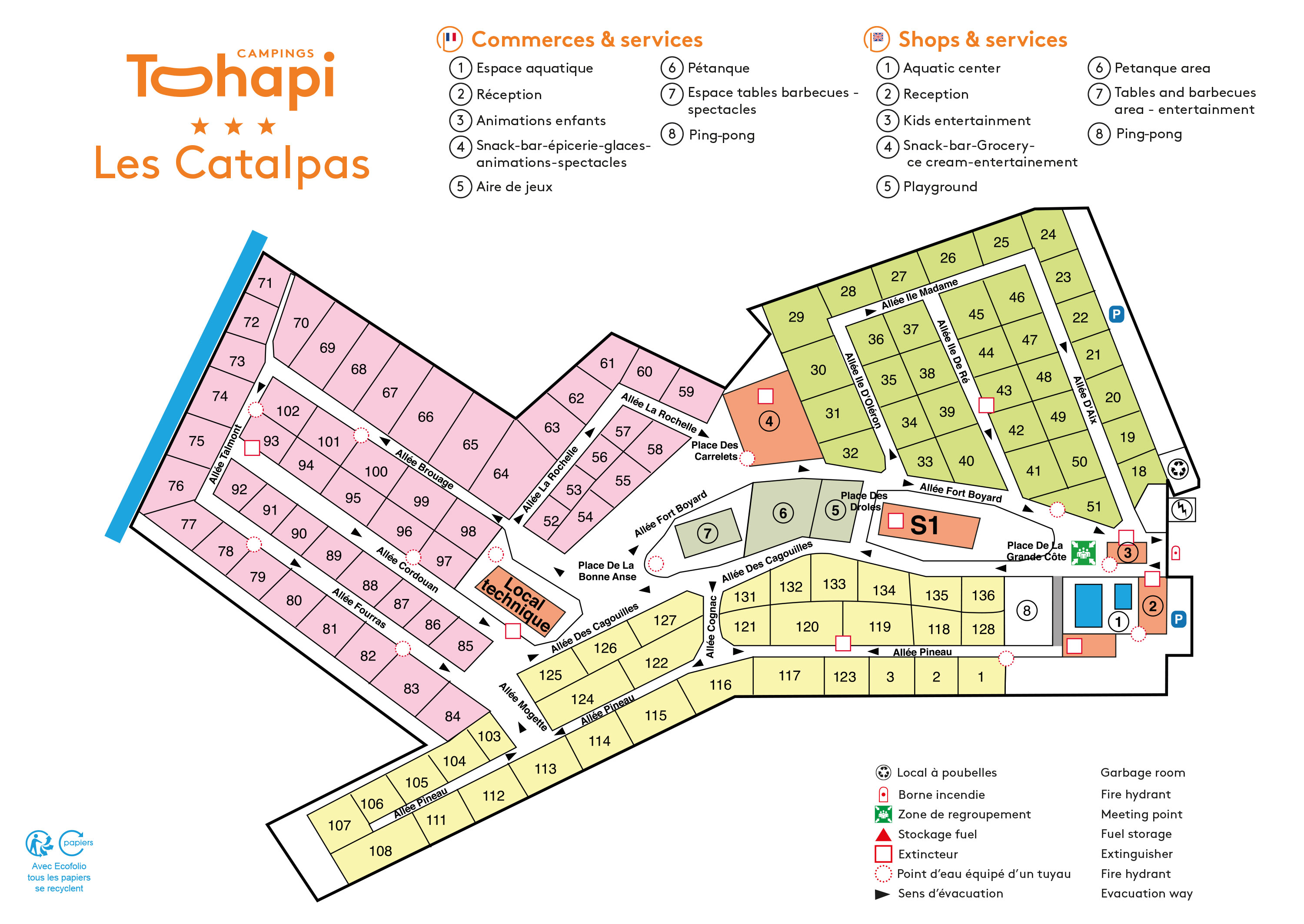 Plattegrond Les Catalpas