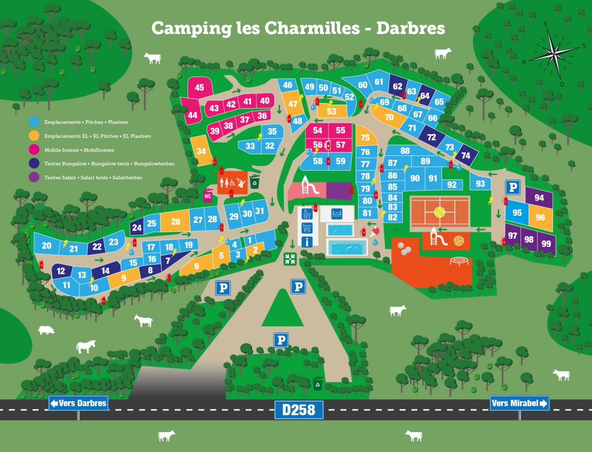 Plattegrond Les Charmilles