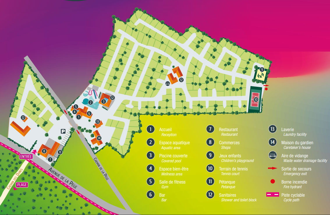 Plattegrond Les Ecureuils (St.Hilaire)