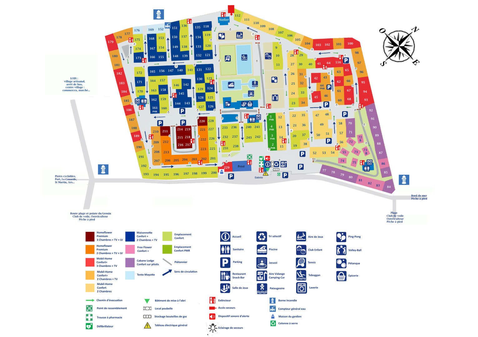 Plattegrond Les Ilates