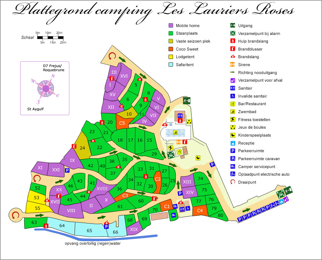 Plattegrond Les Lauriers Roses