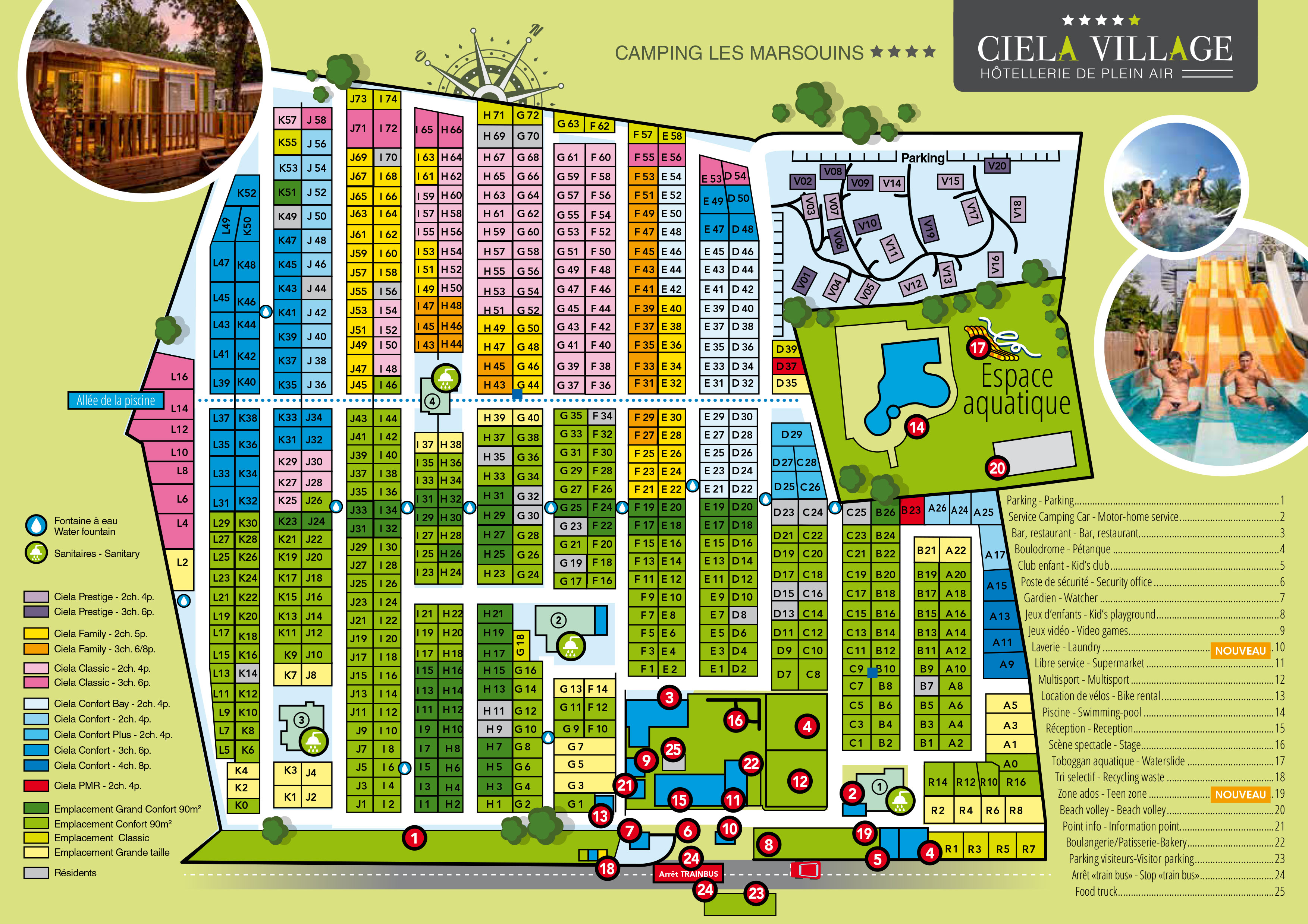 Plattegrond Les Marsouins