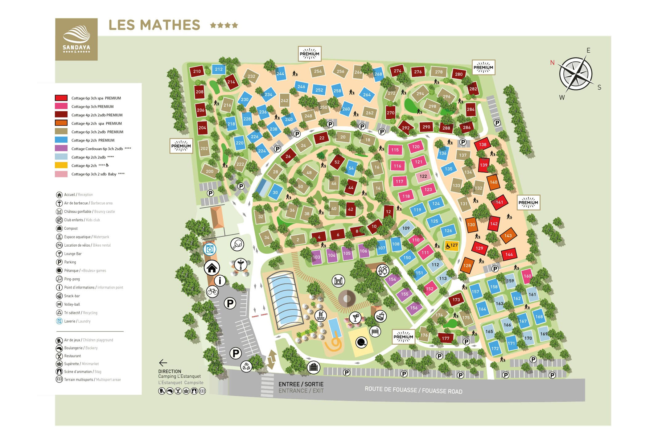 Plattegrond Les Mathes