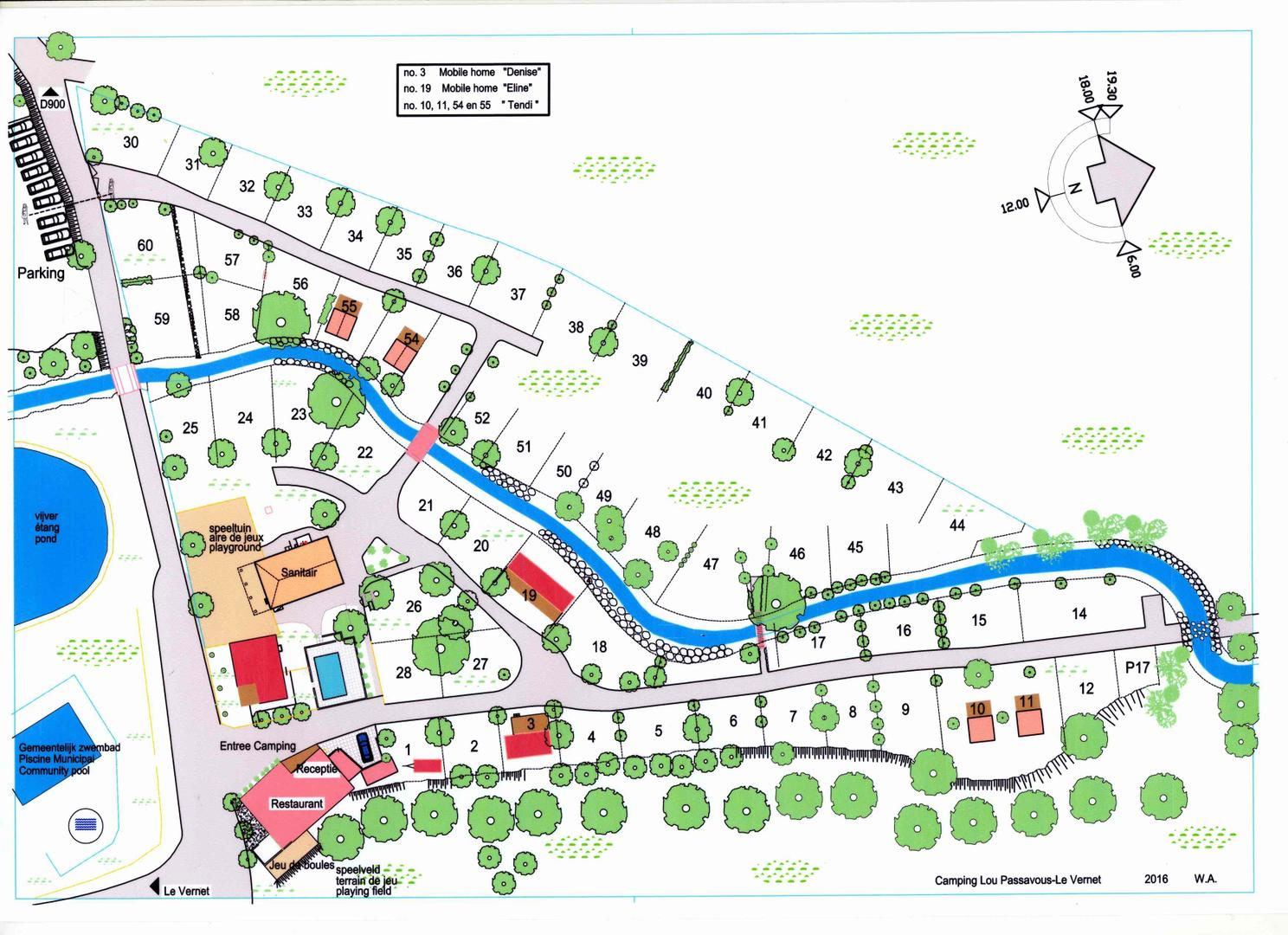 Plattegrond Lou Passavous