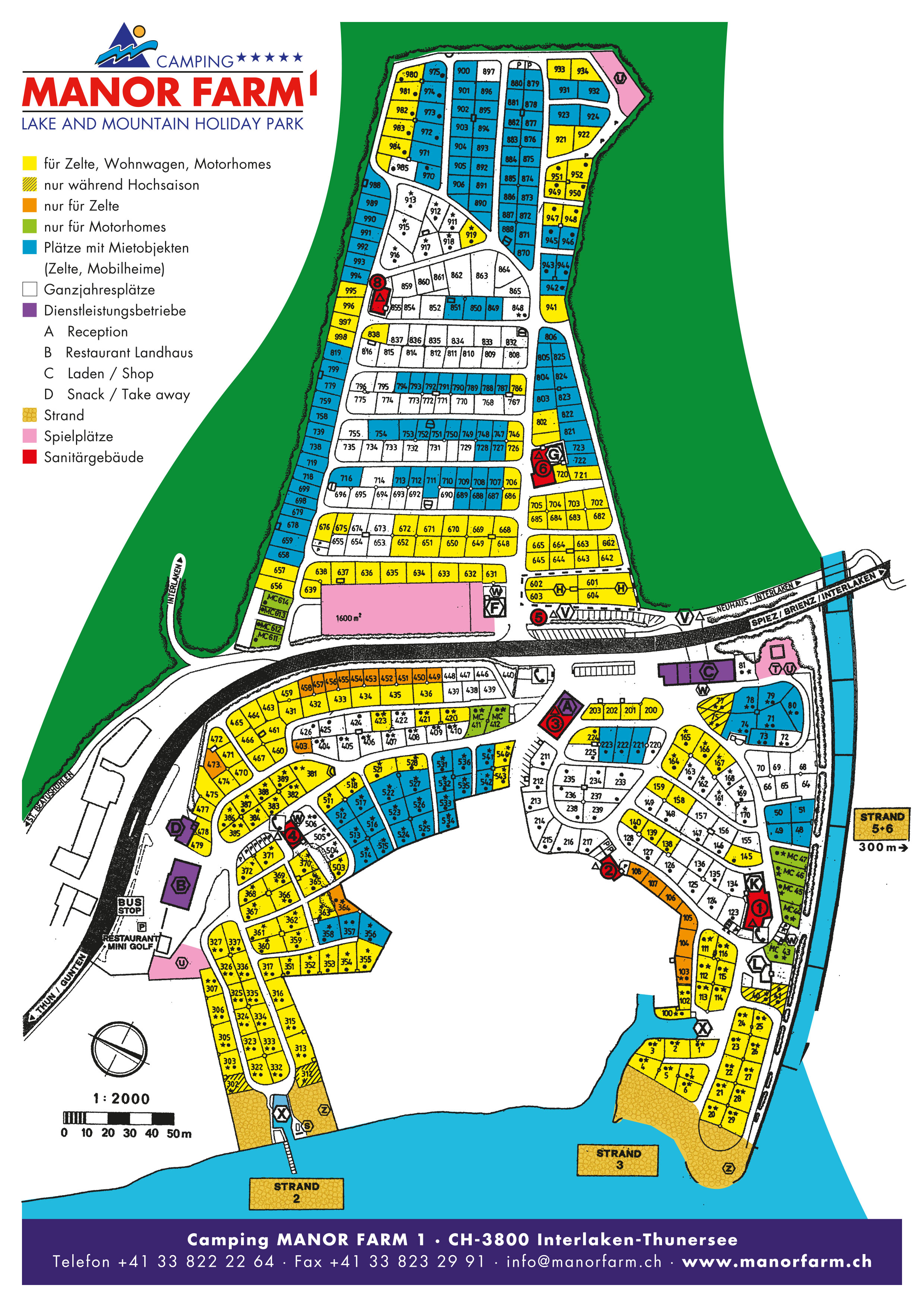 Plattegrond Manor Farm