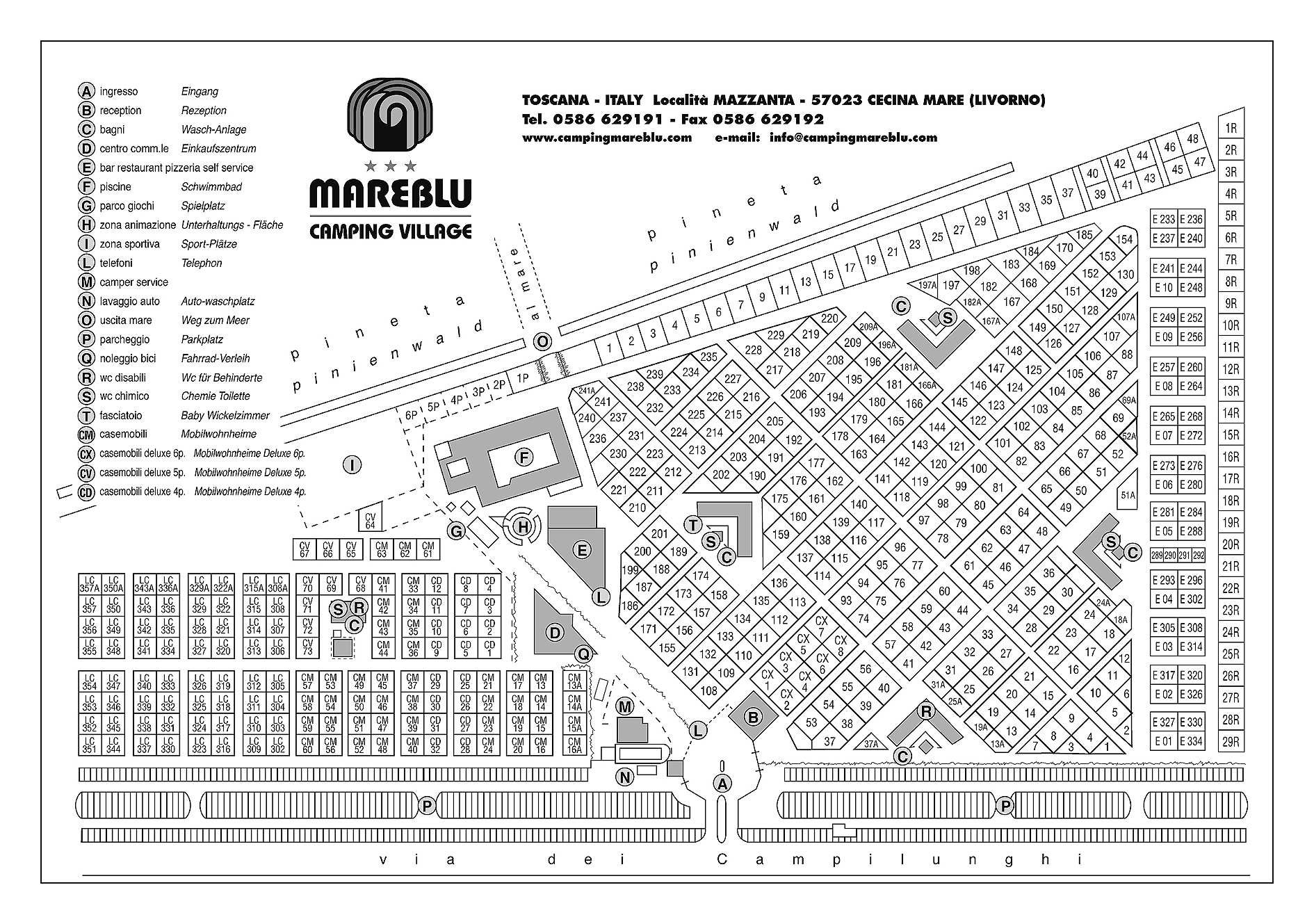 Plattegrond Mareblu