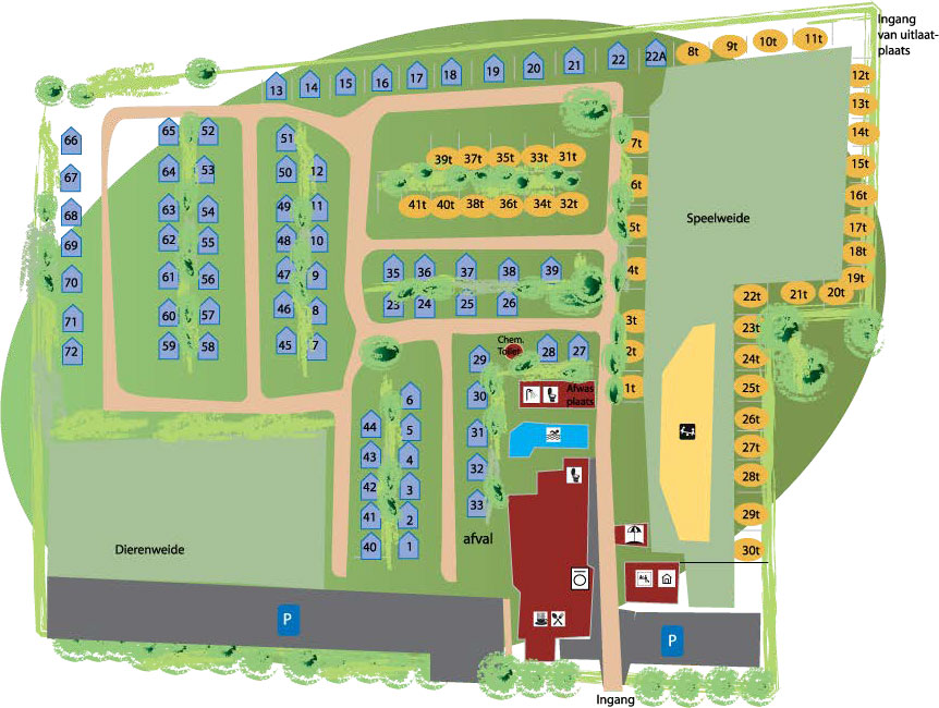 Plattegrond Mareveld