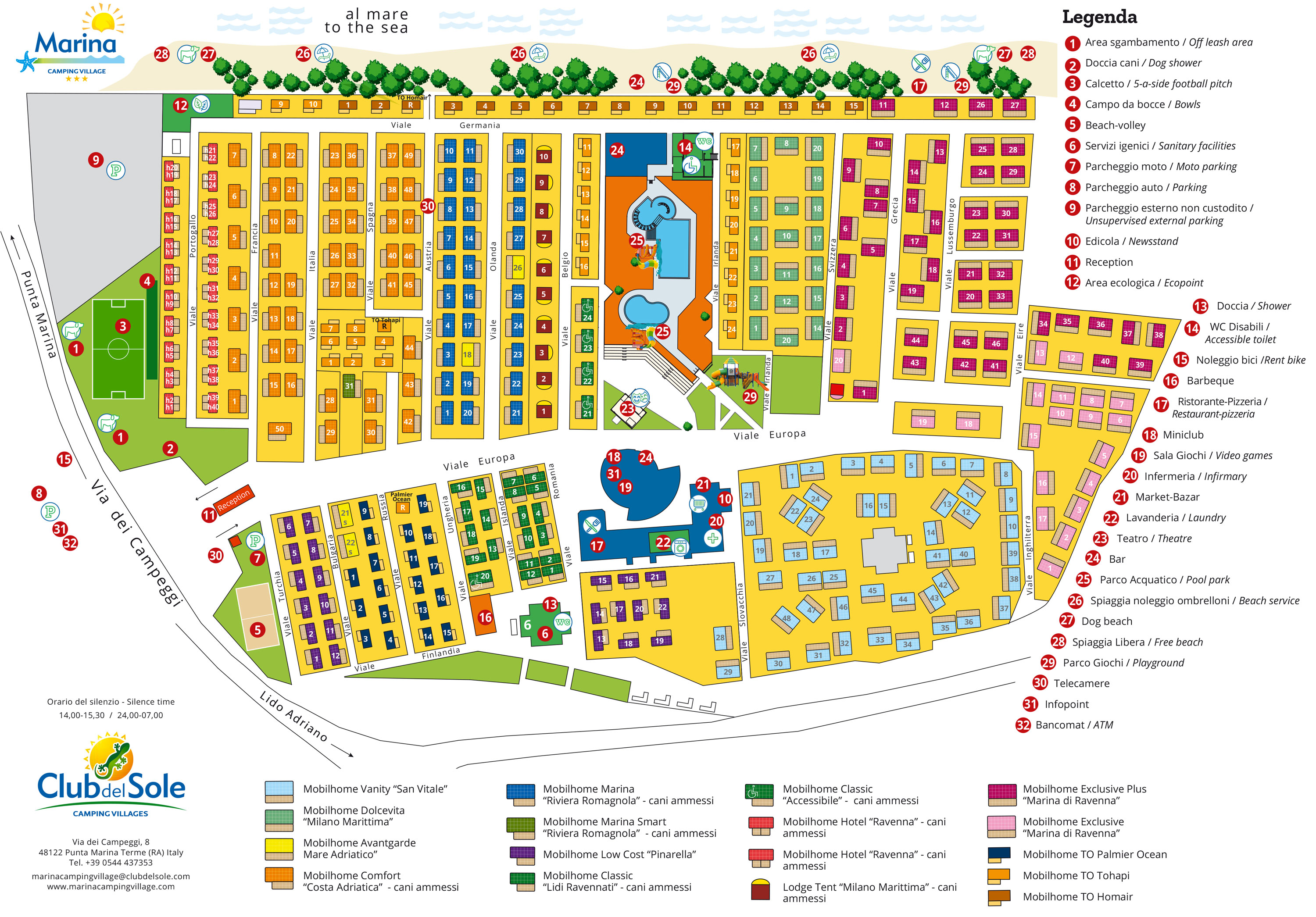 Plattegrond Marina Family Village