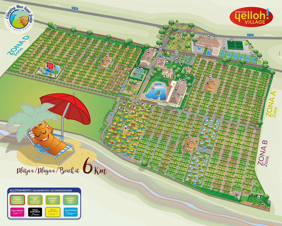 Plattegrond Mas St. Josep