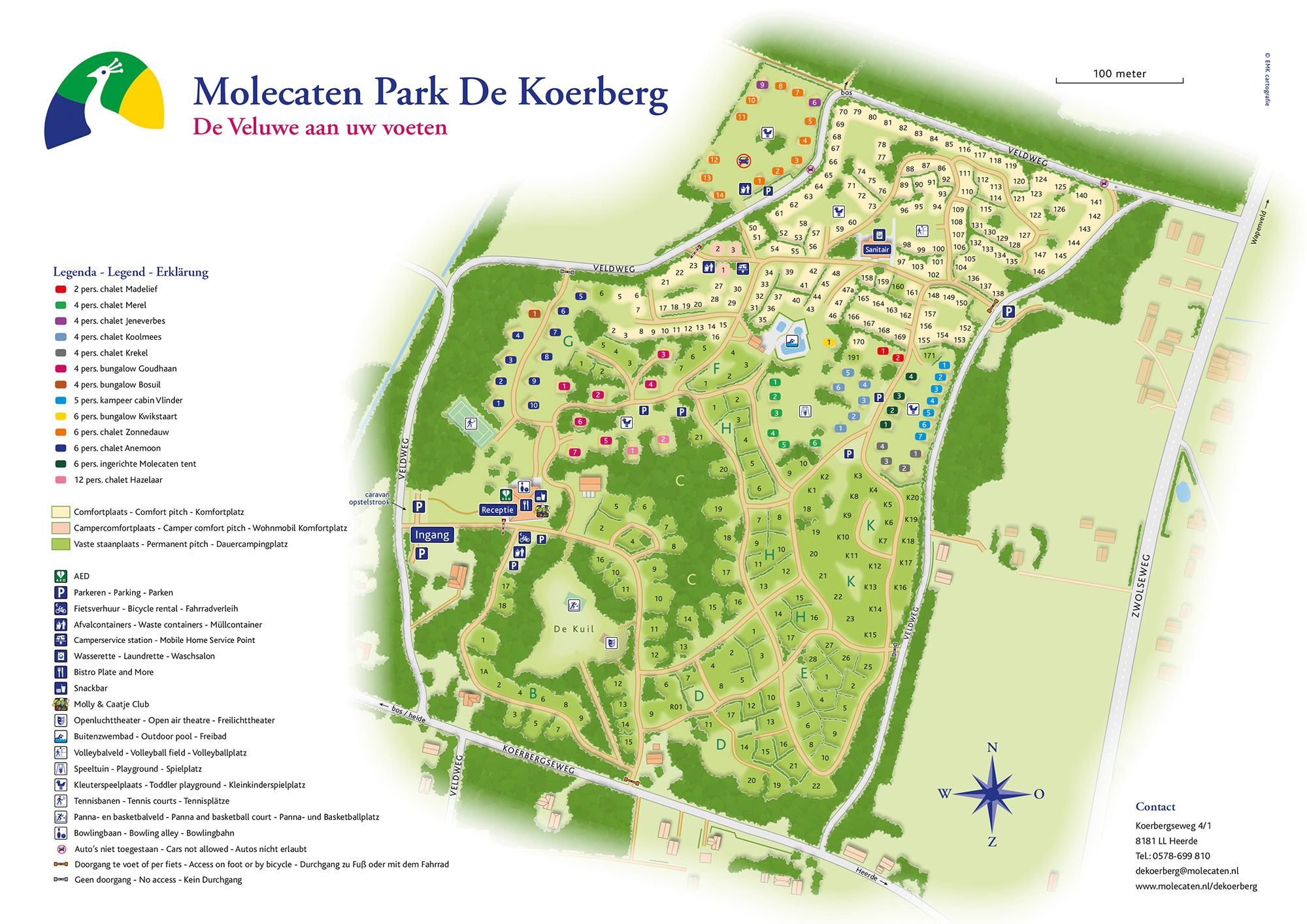 Plattegrond Molecaten Park De Koerberg