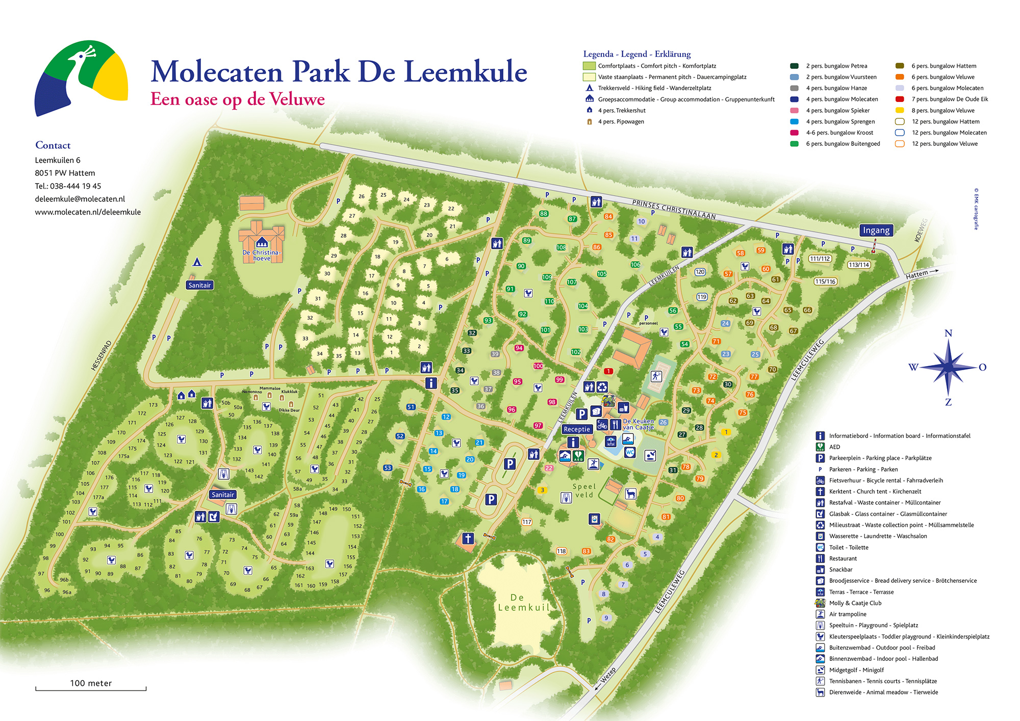 Plattegrond Molecaten Park De Leemkule