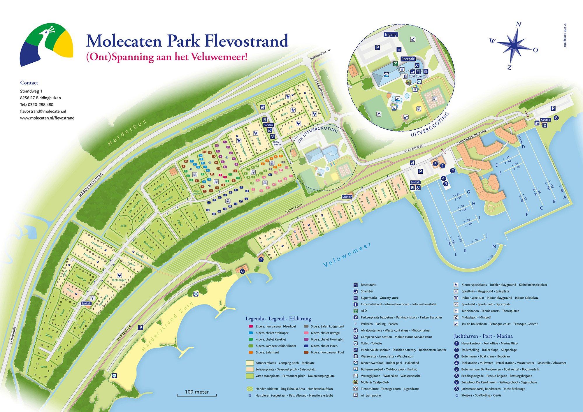 Plattegrond Molecaten Park Flevostrand