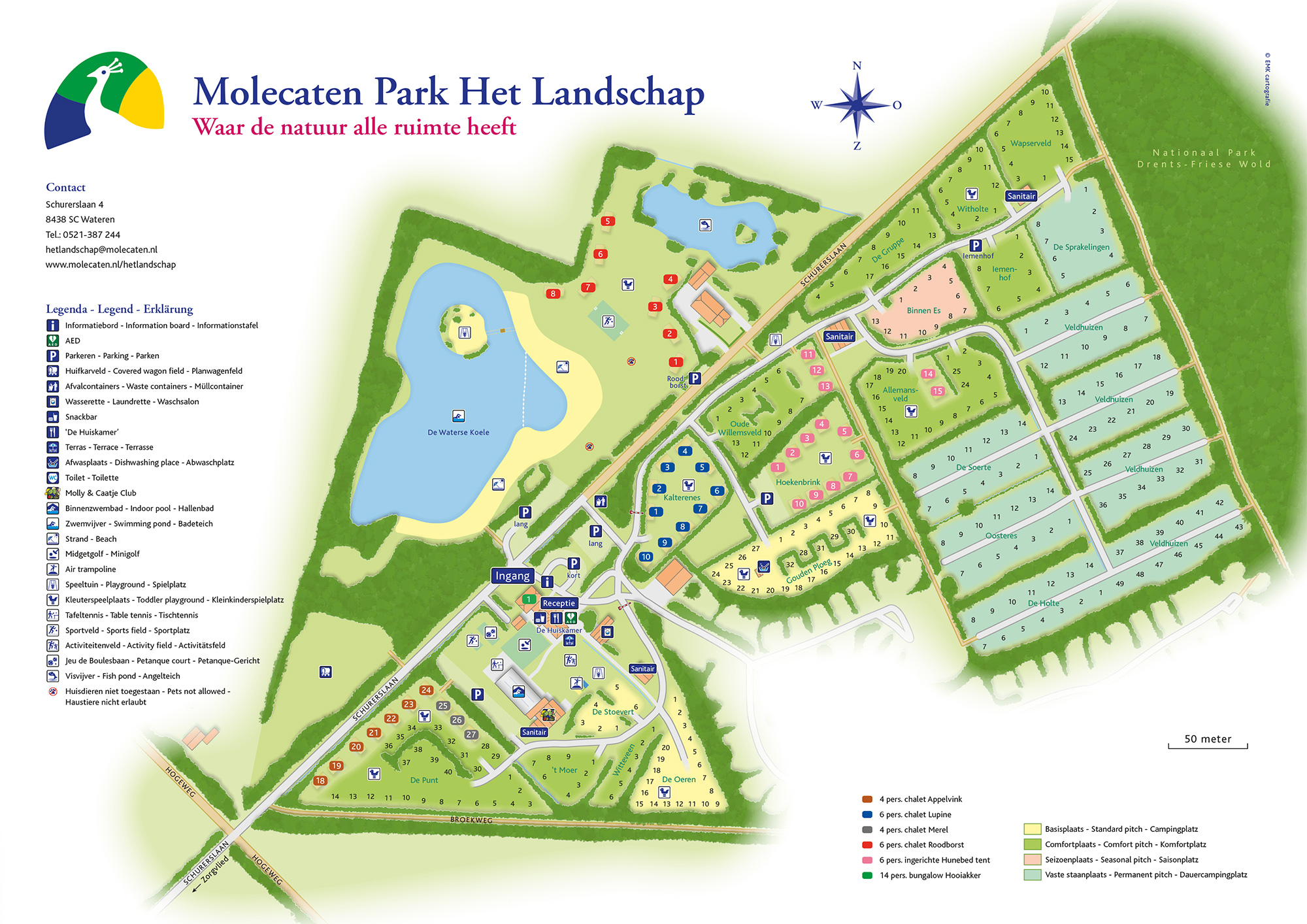 Plattegrond Molecaten Park Het Landschap