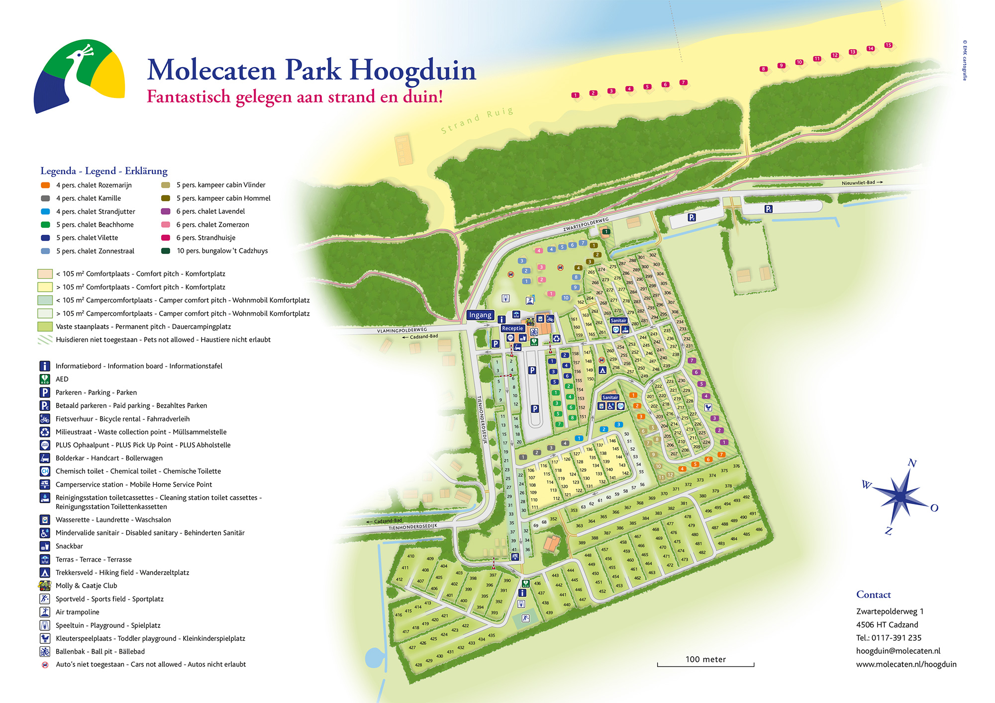 Plattegrond Molecaten Park Hoogduin