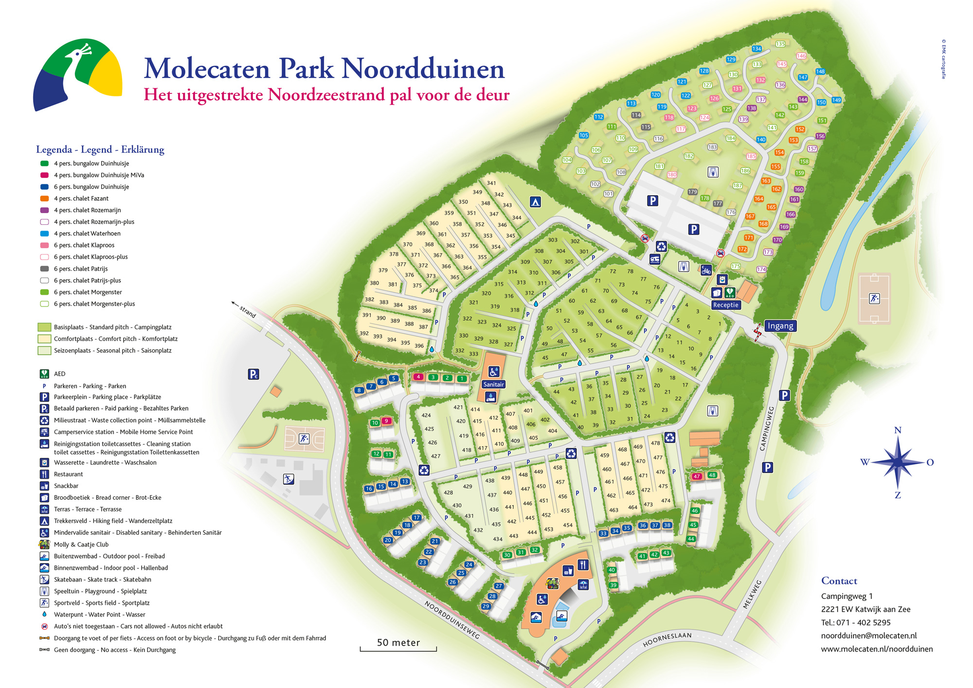 Plattegrond Molecaten Park Noordduinen