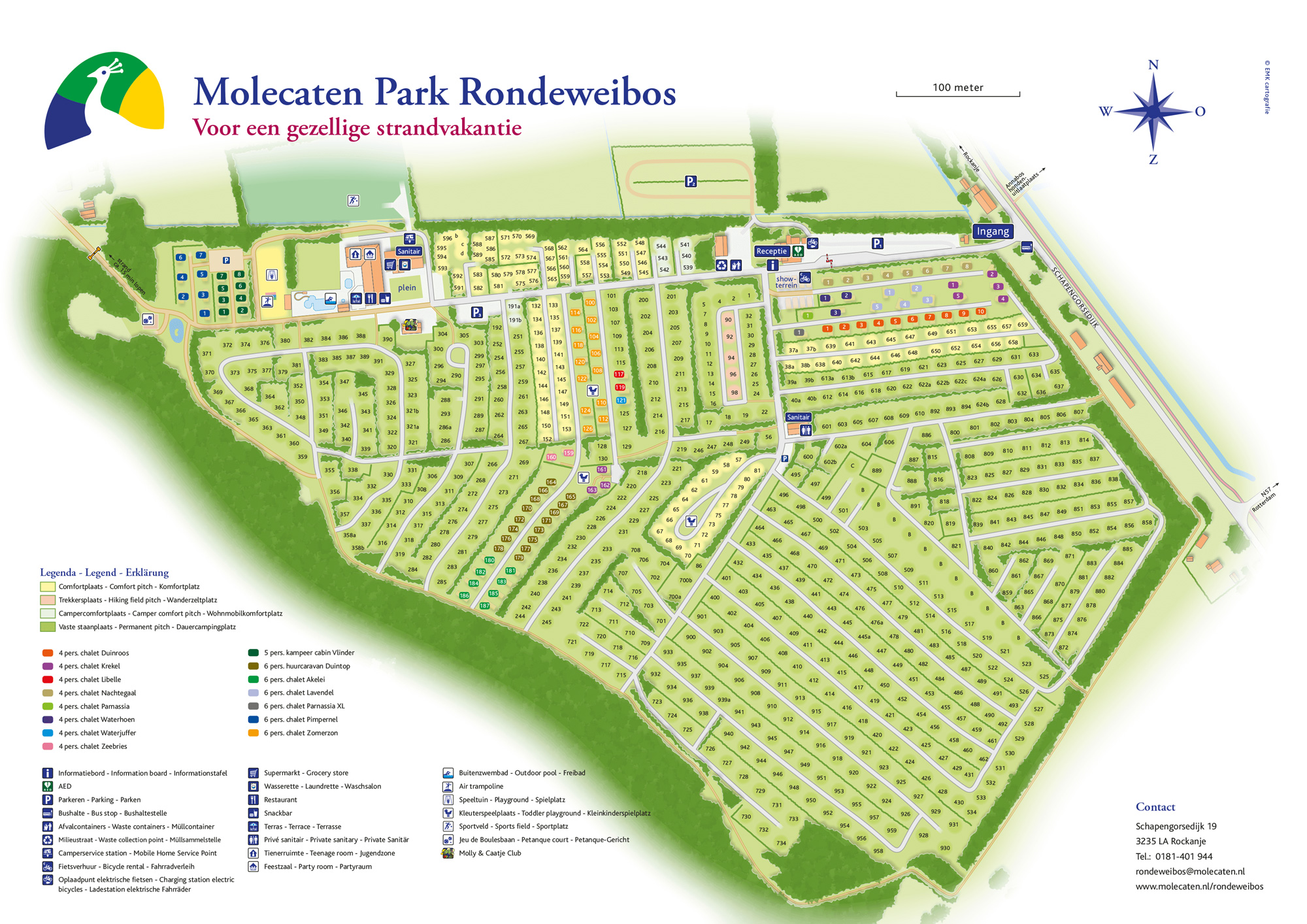 Plattegrond Molecaten Park Rondeweibos