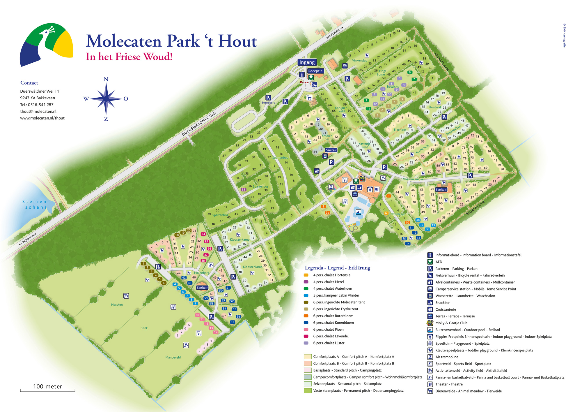 Plattegrond Molecaten Park 't Hout