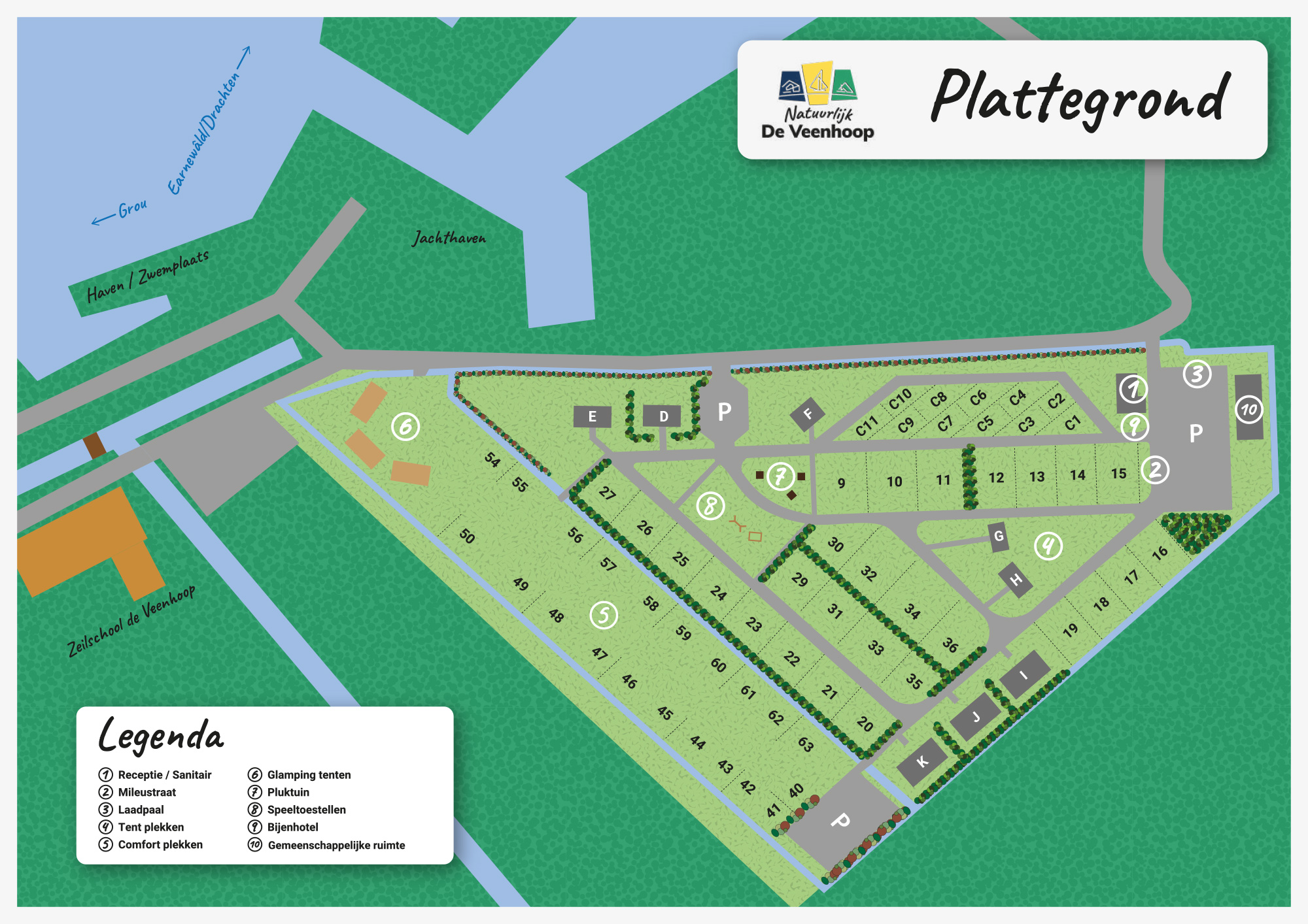 Plattegrond Natuurlijk de Veenhoop