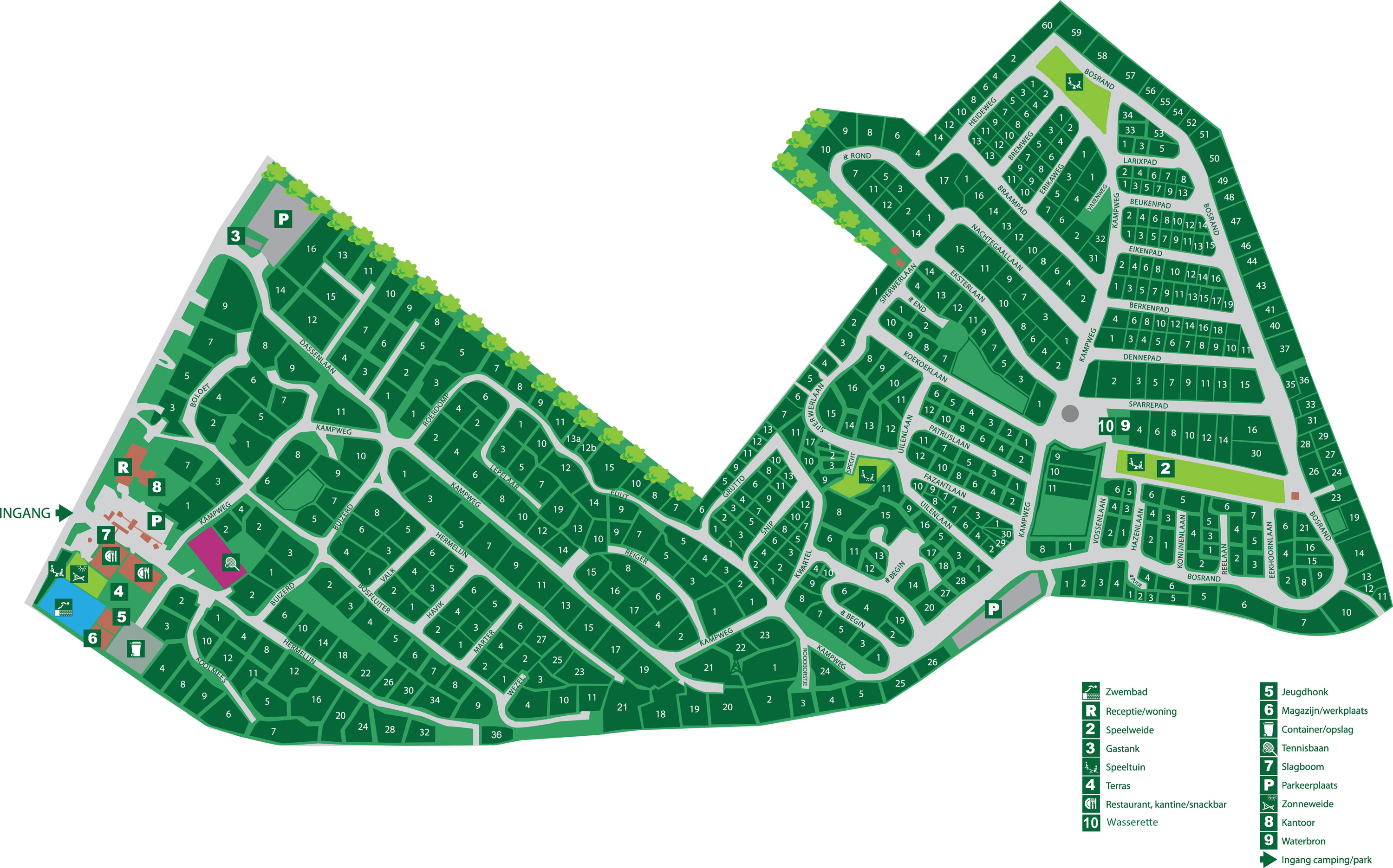 Plattegrond Ossenberg