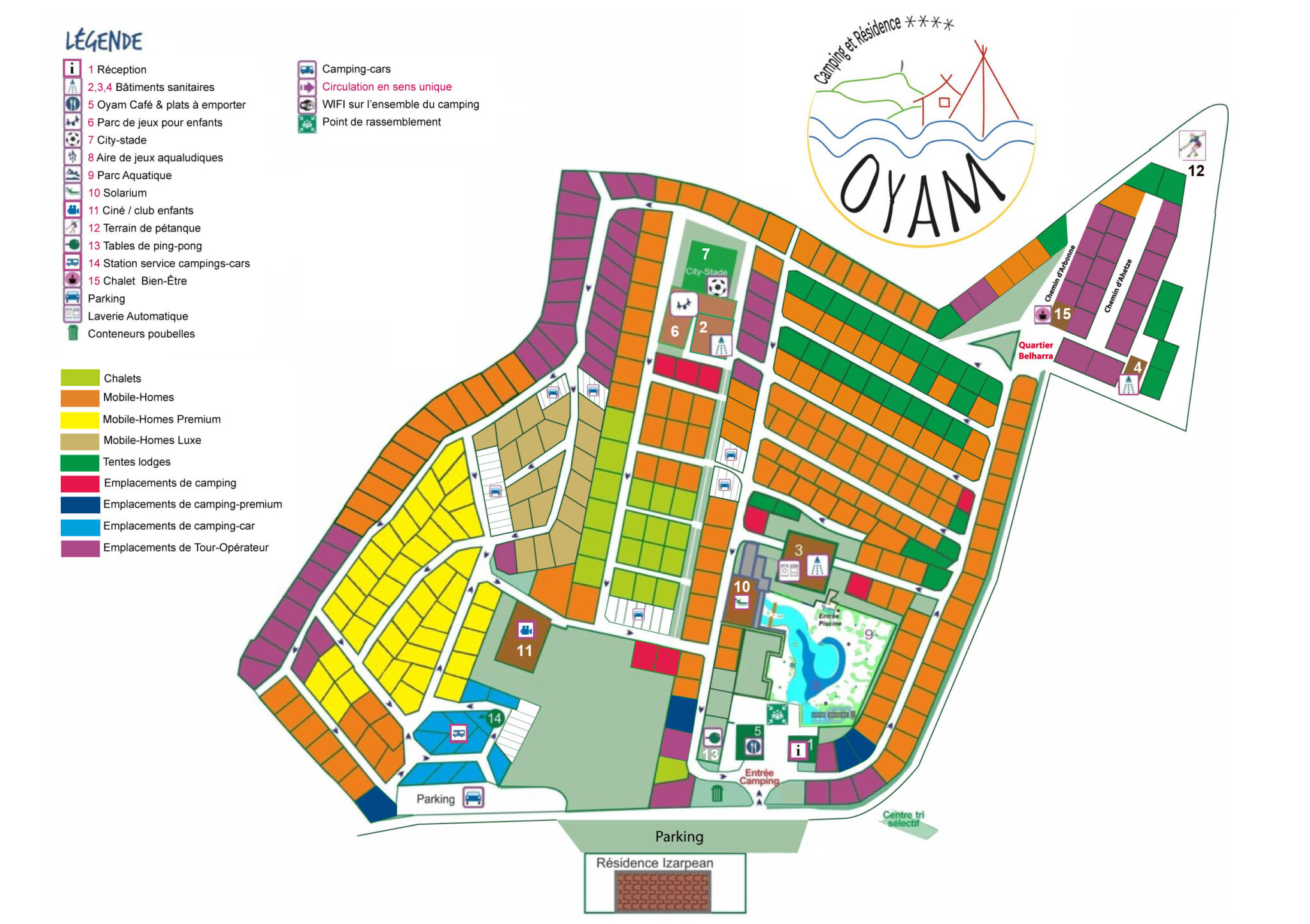 Plattegrond Oyam (residence)