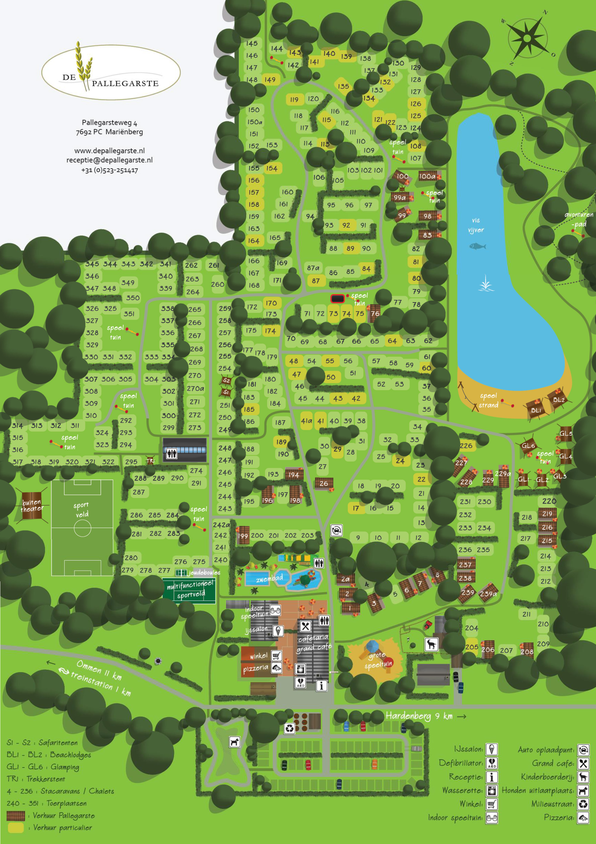 Plattegrond Pallegarste