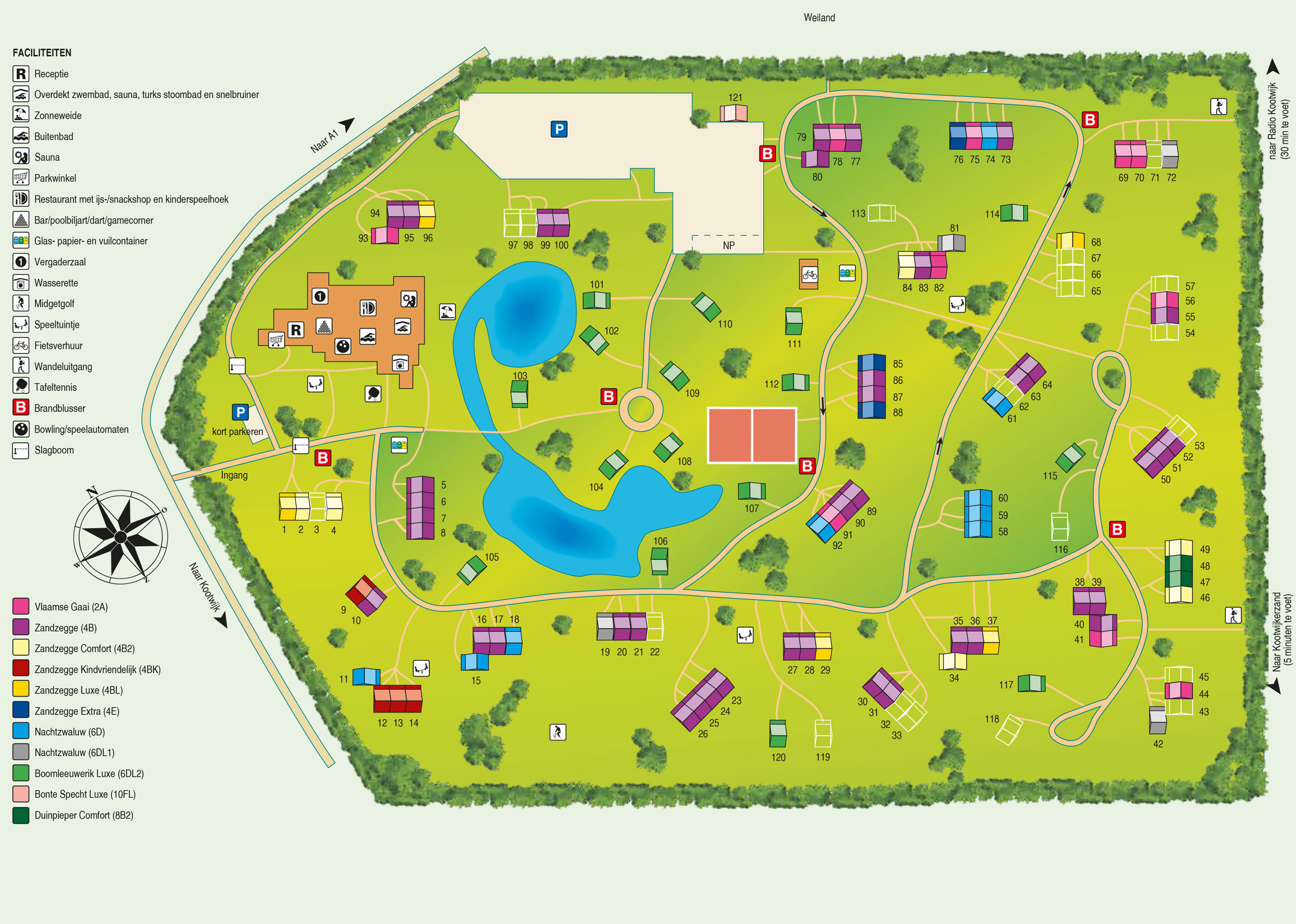 Plattegrond Parc De Berkenhorst