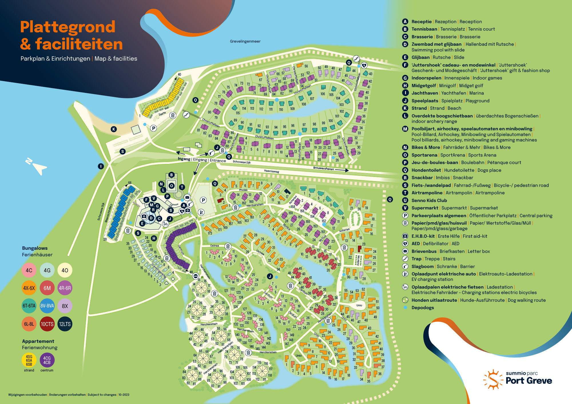 Plattegrond Parc Port Greve