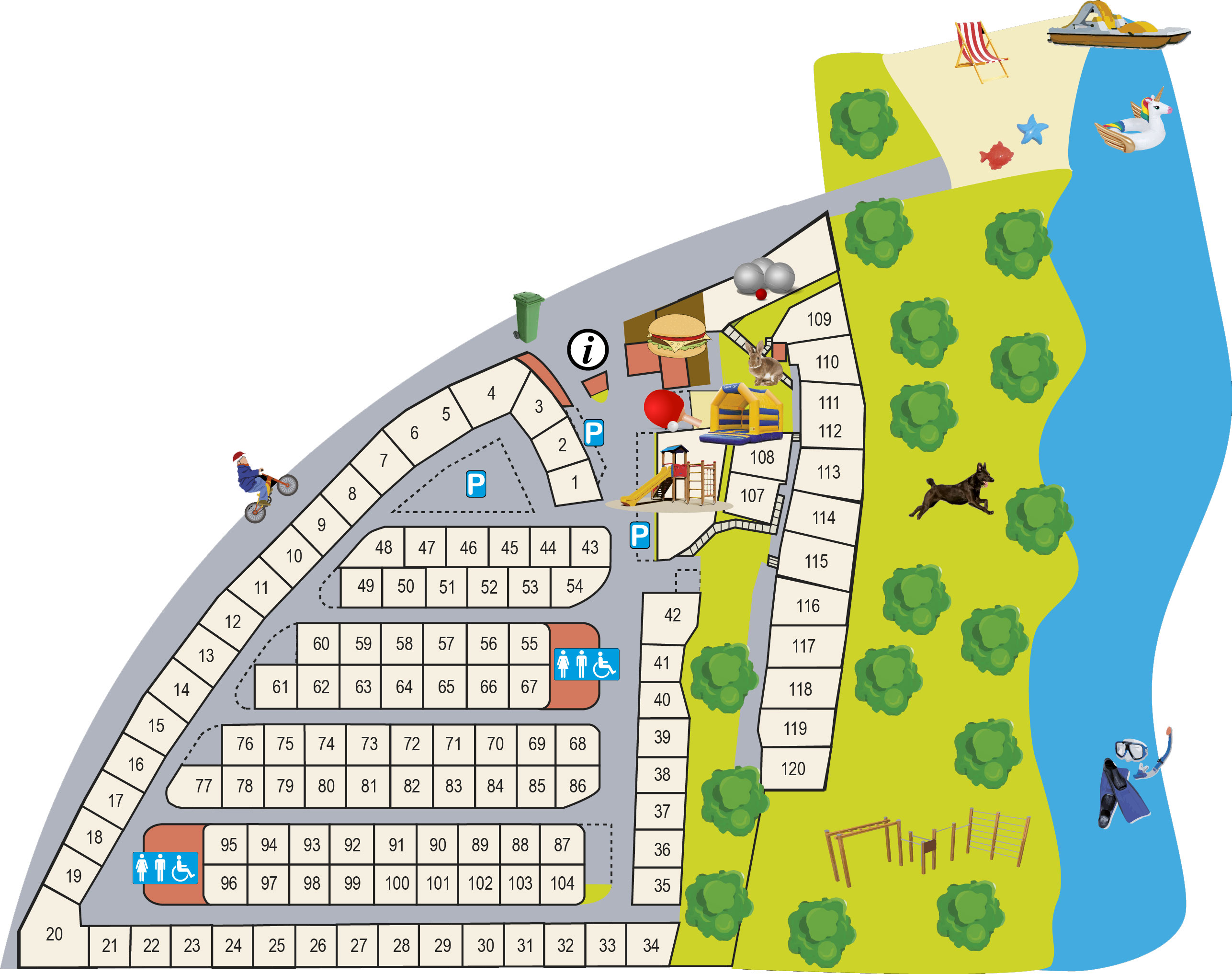 Plattegrond Pascalounet