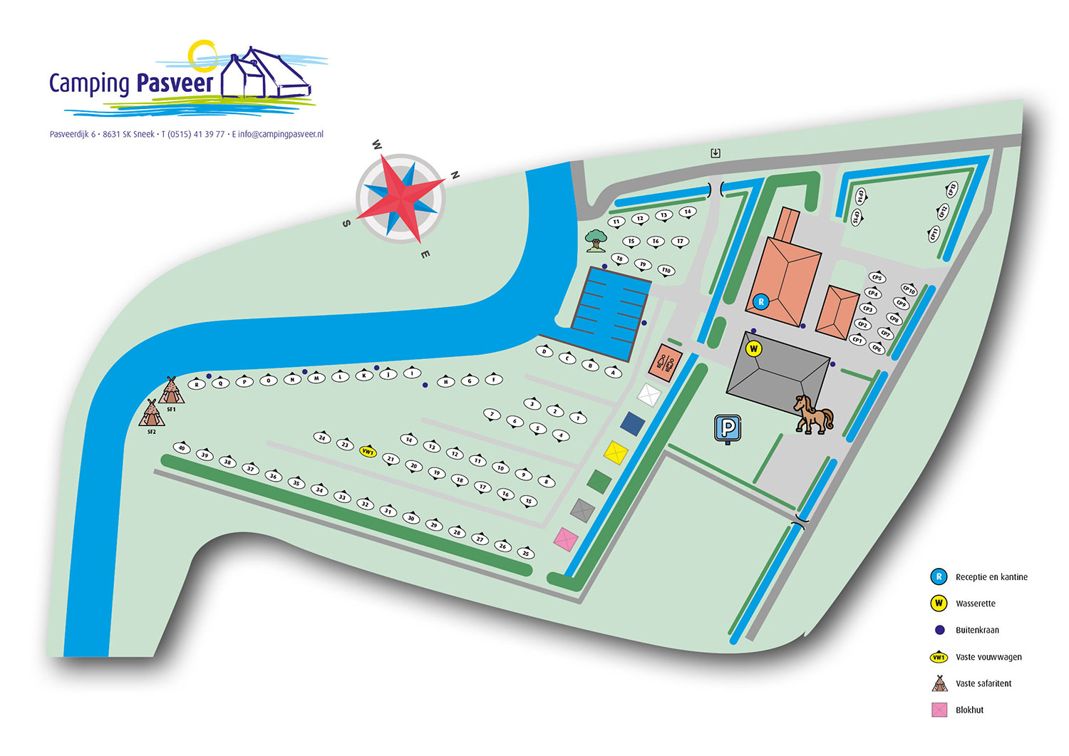 Plattegrond Pasveer