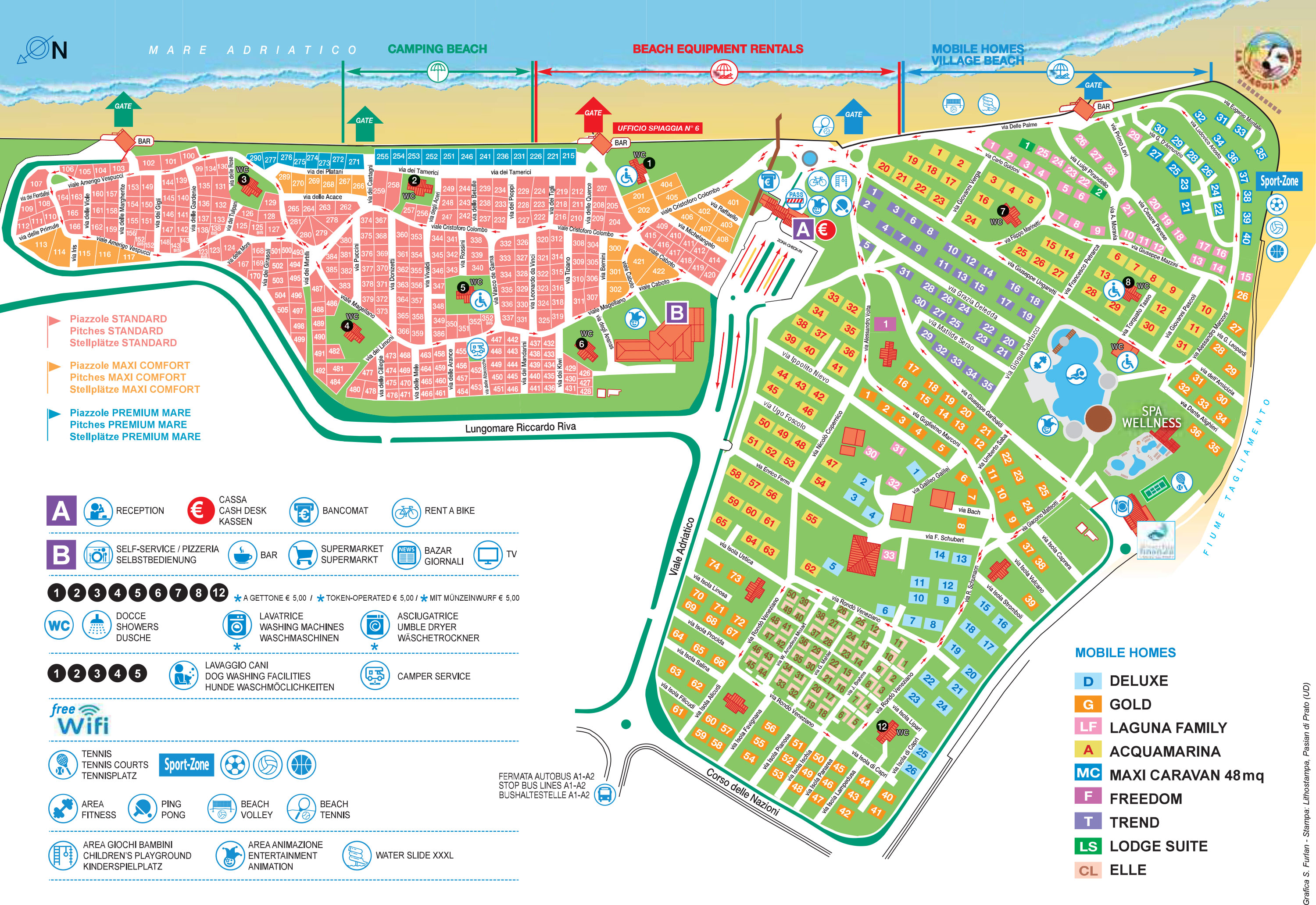 Plattegrond Pino Mare