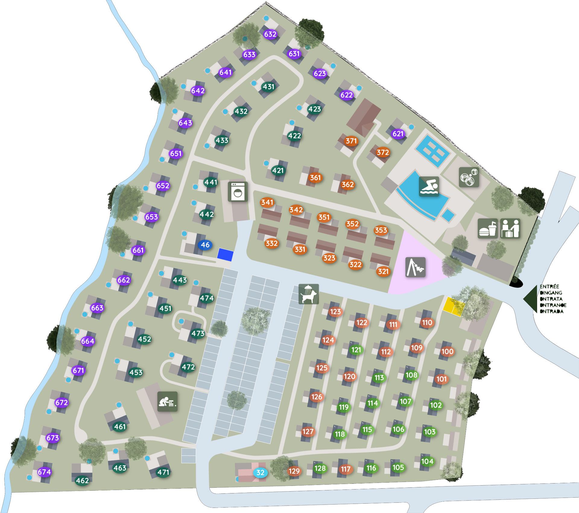 Plattegrond Porto Vecchio