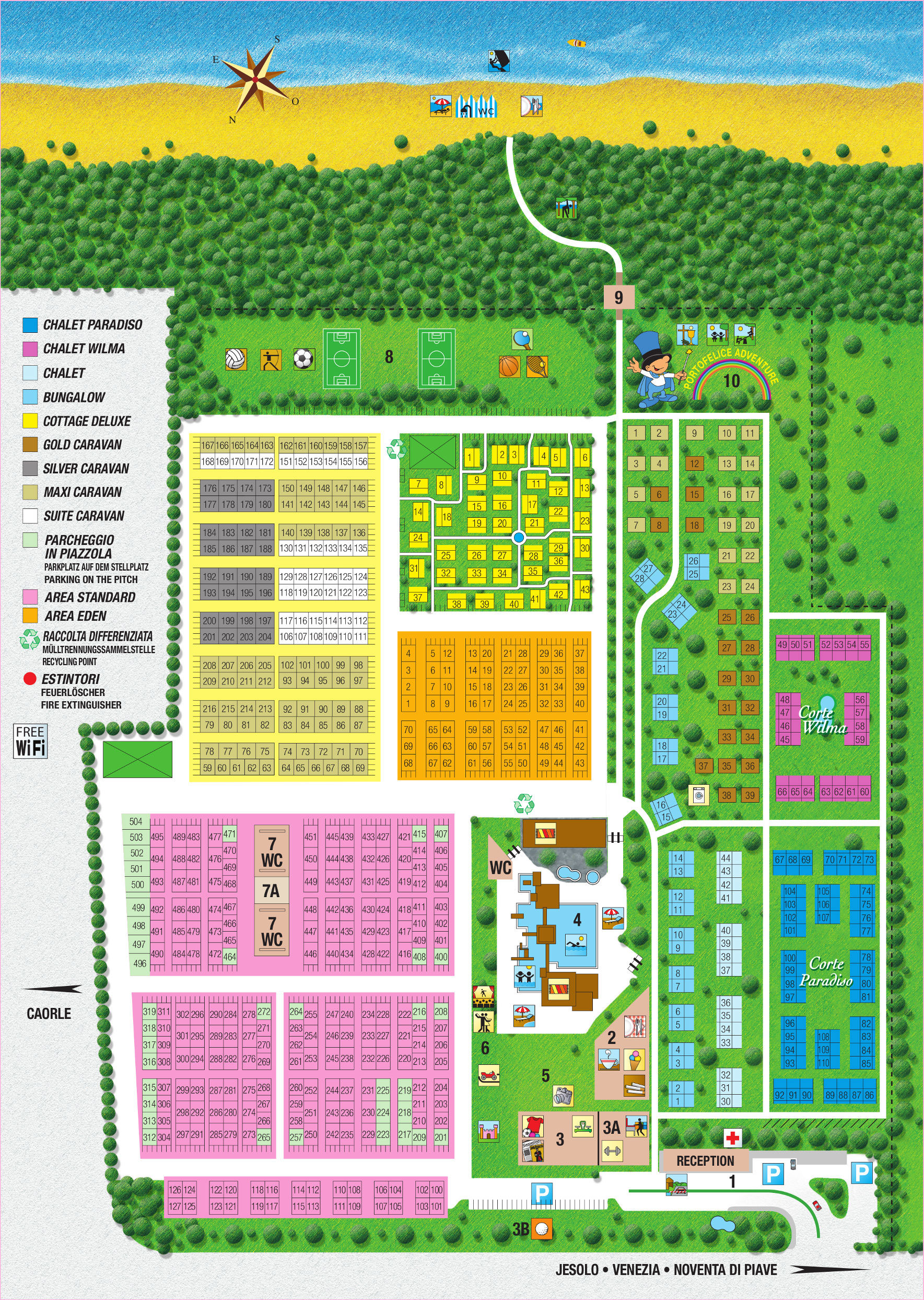 Plattegrond Portofelice