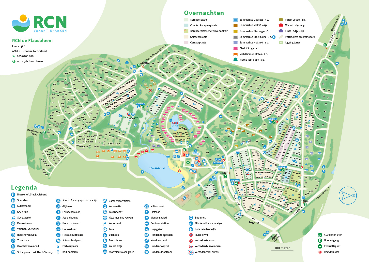 Plattegrond RCN de Flaasbloem