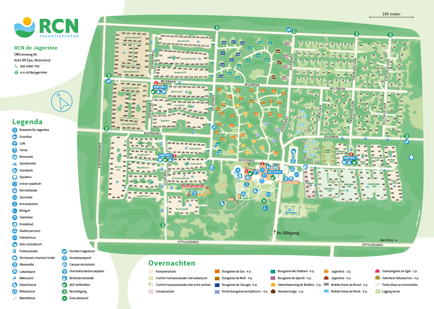 Plattegrond RCN de Jagerstee