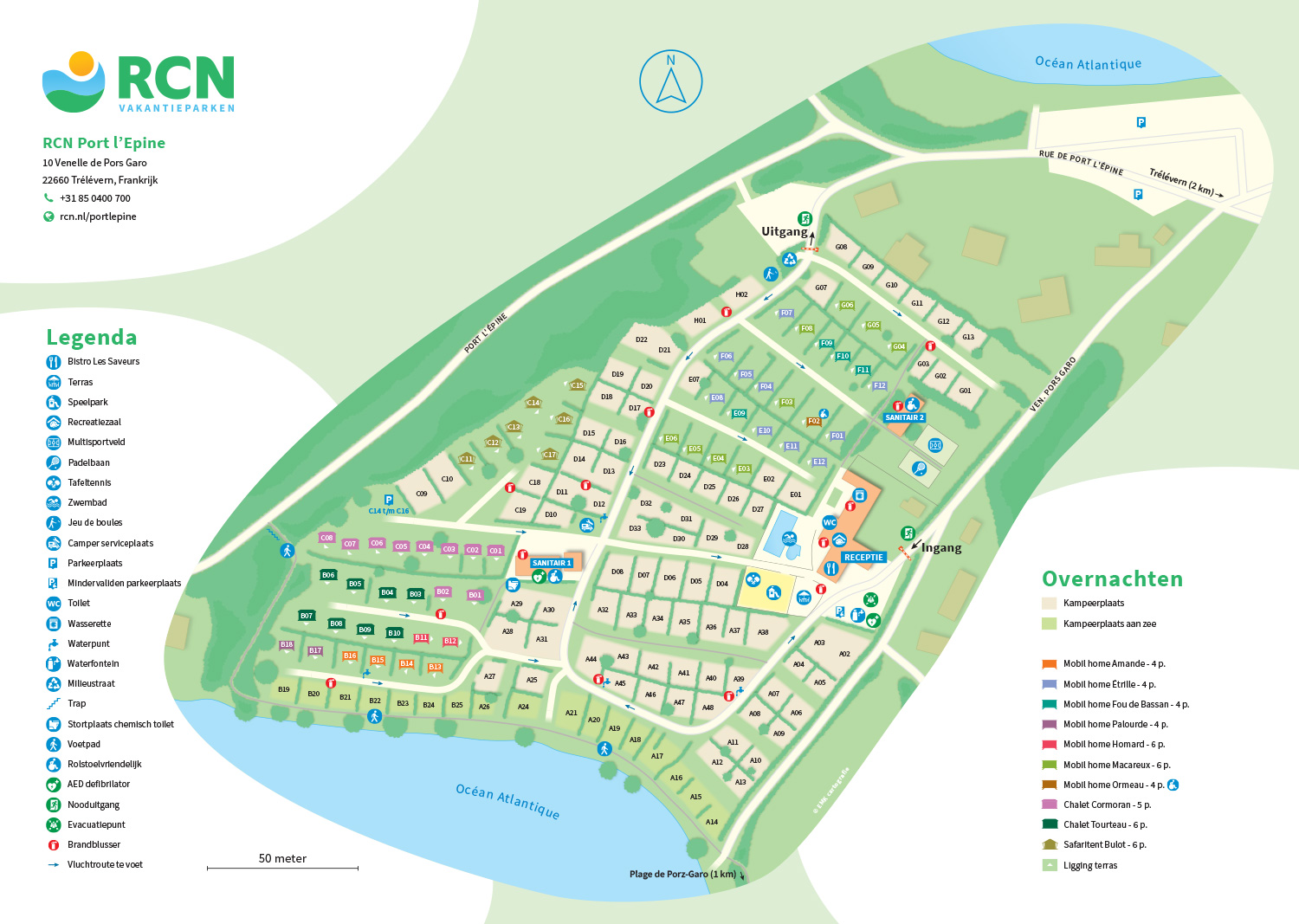 Plattegrond RCN Port l'Epine