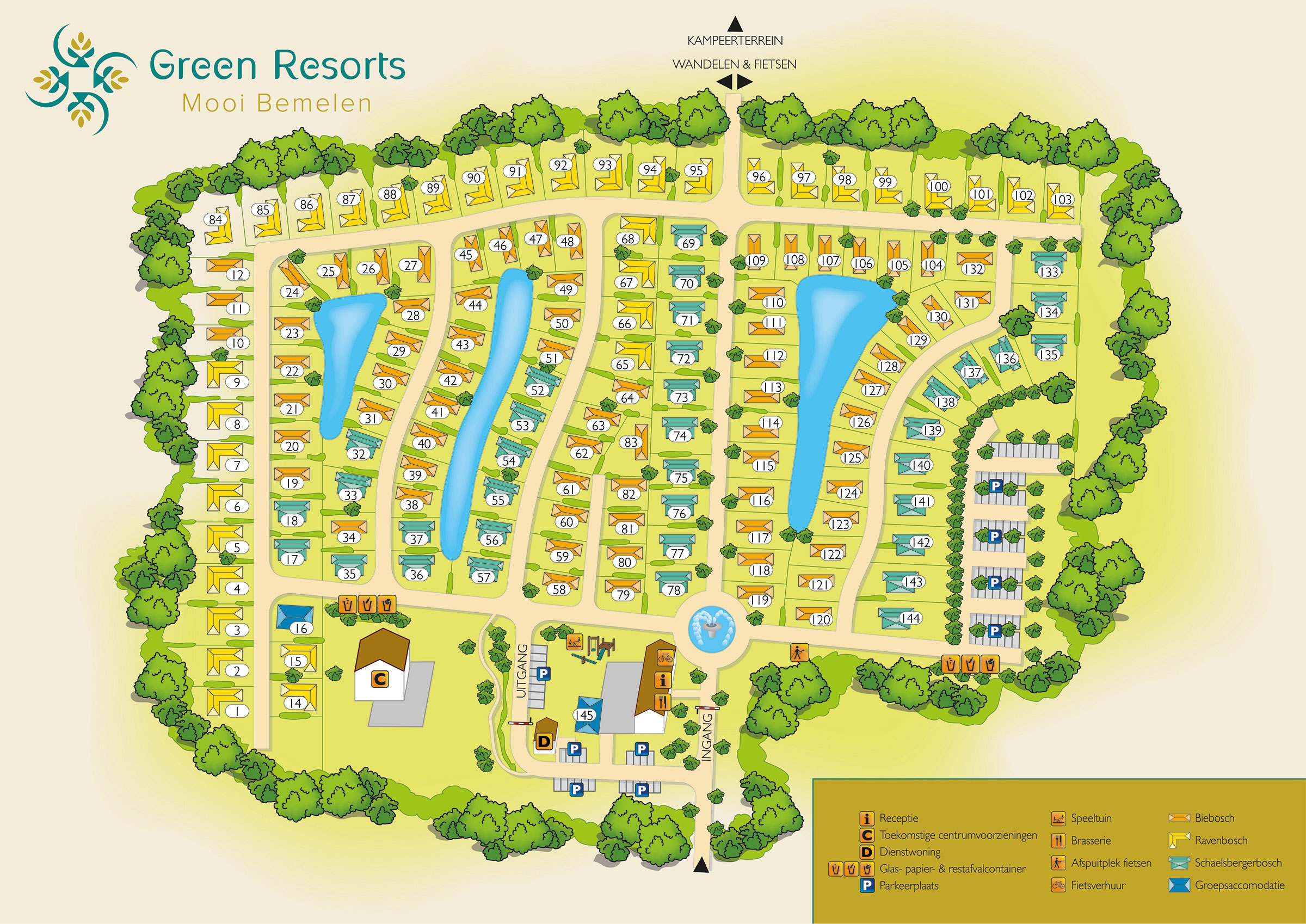 Plattegrond Resort Mooi Bemelen