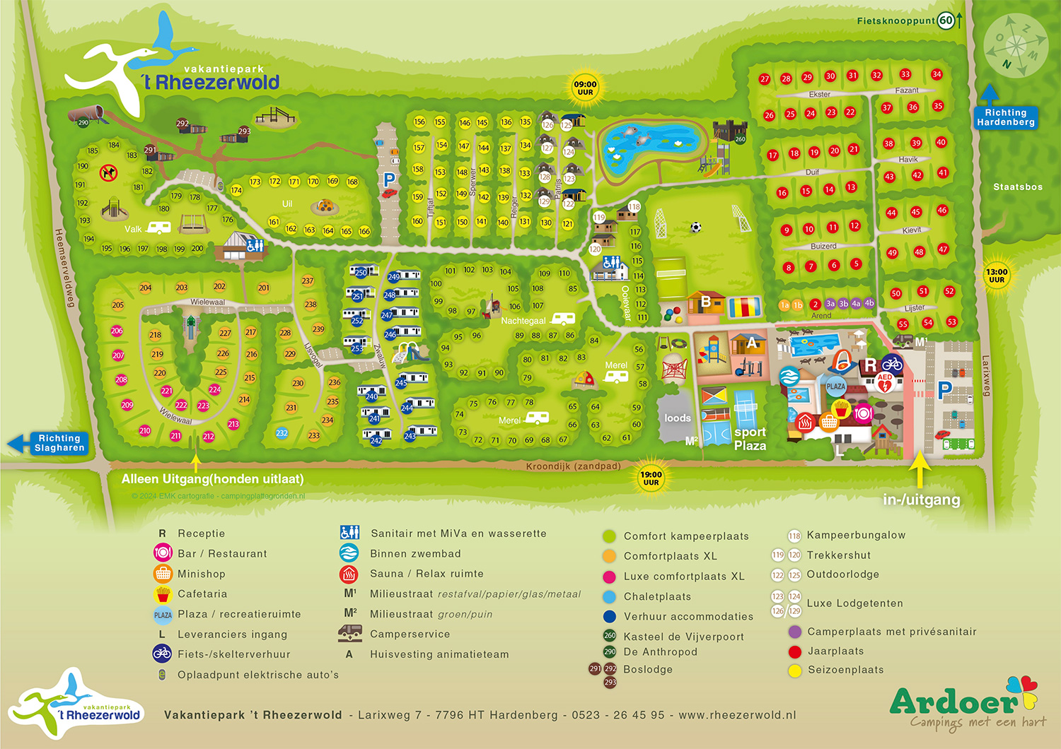 Plattegrond Rheezerwold