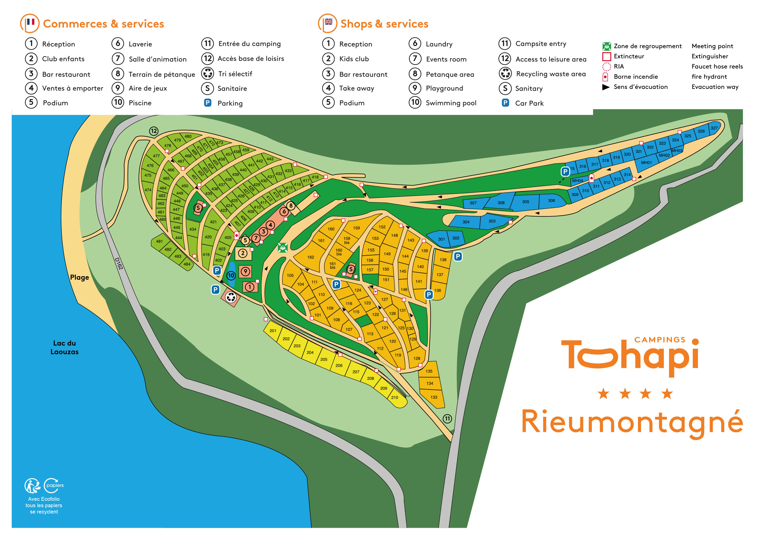 Plattegrond Rieumontagné