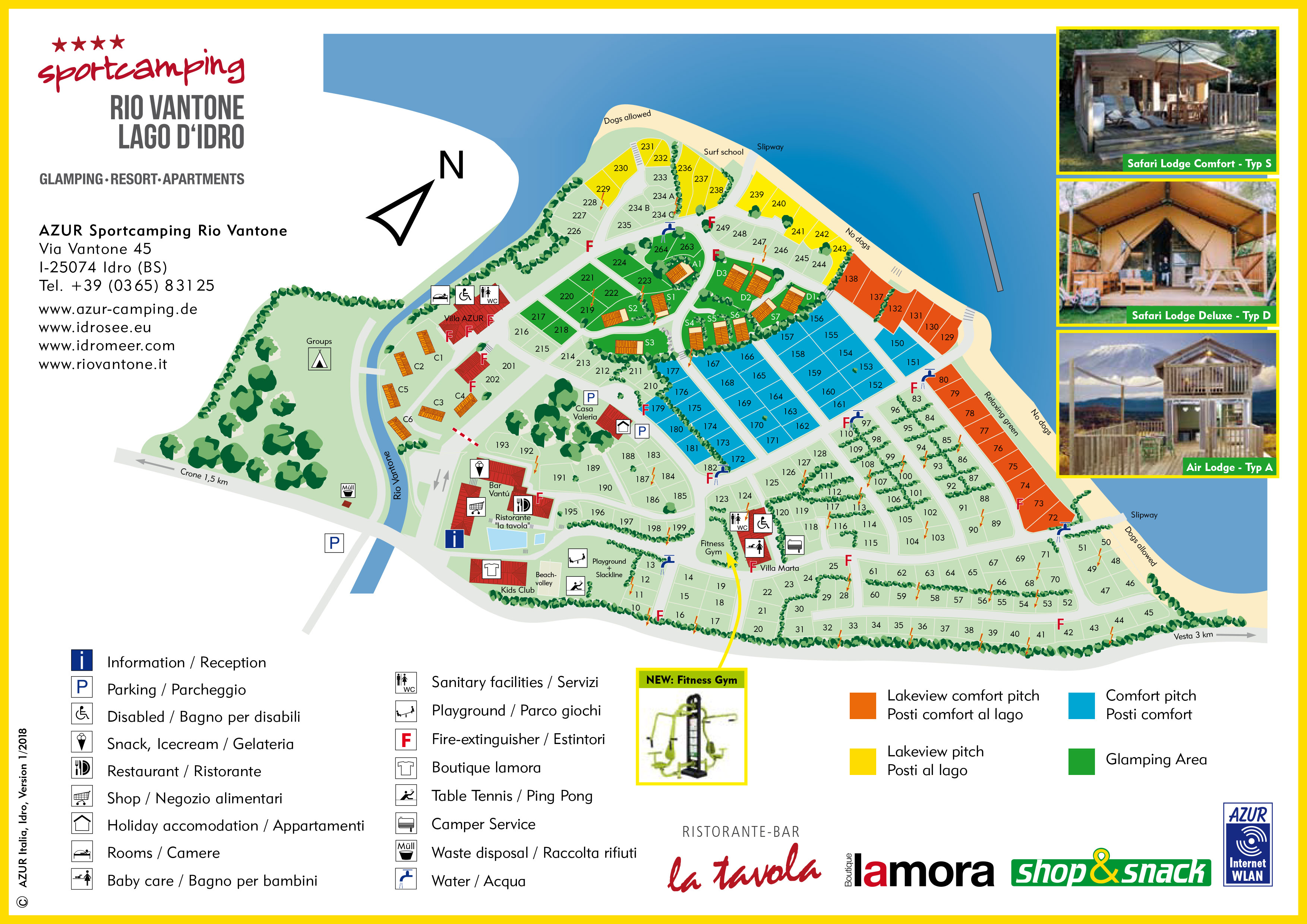 Plattegrond Rio Vantone