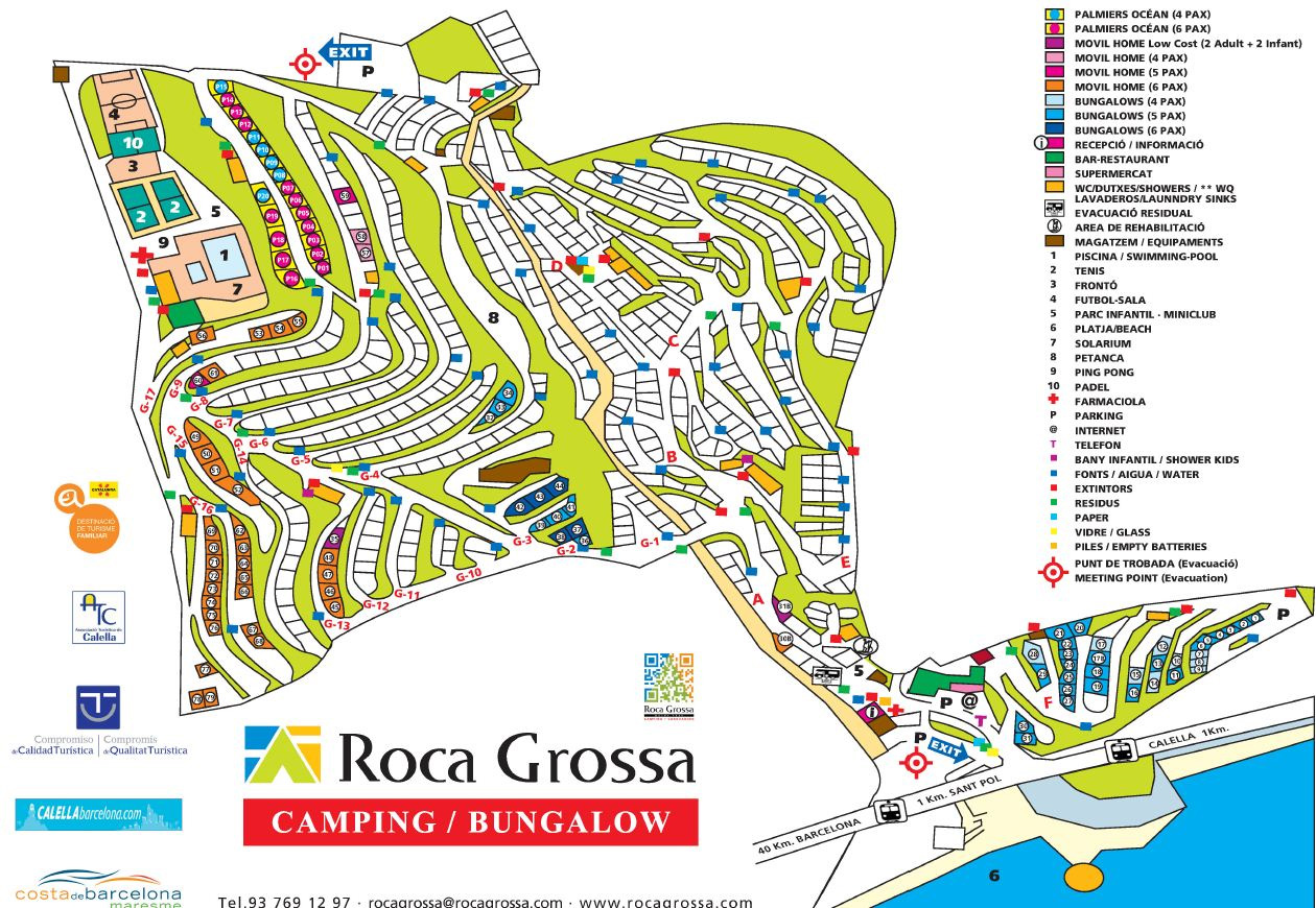 Plattegrond Roca Grossa