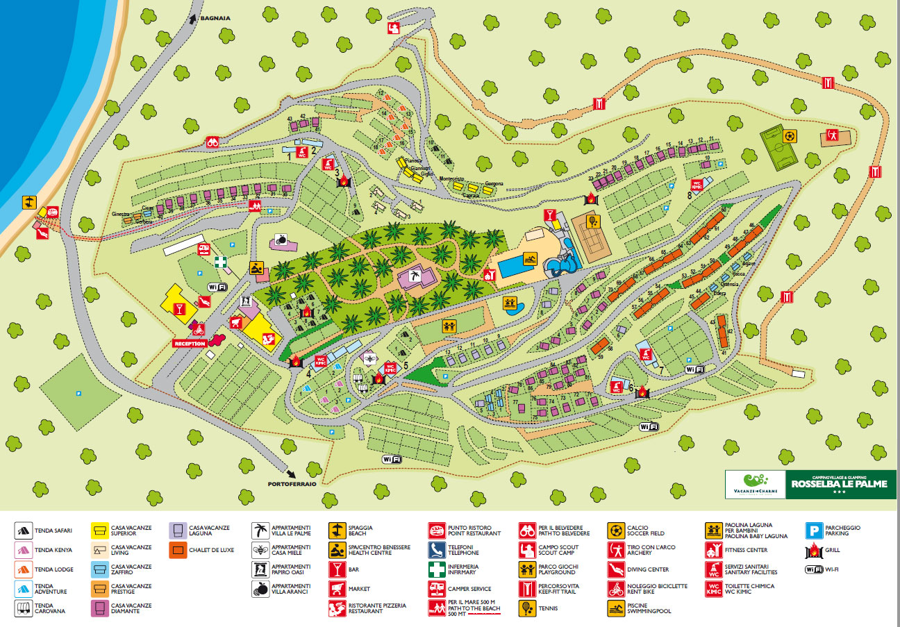 Plattegrond Rosselba le Palme