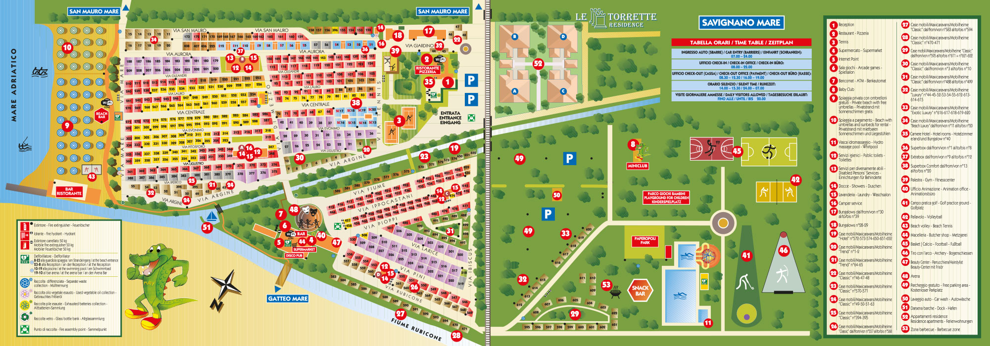 Plattegrond Rubicone