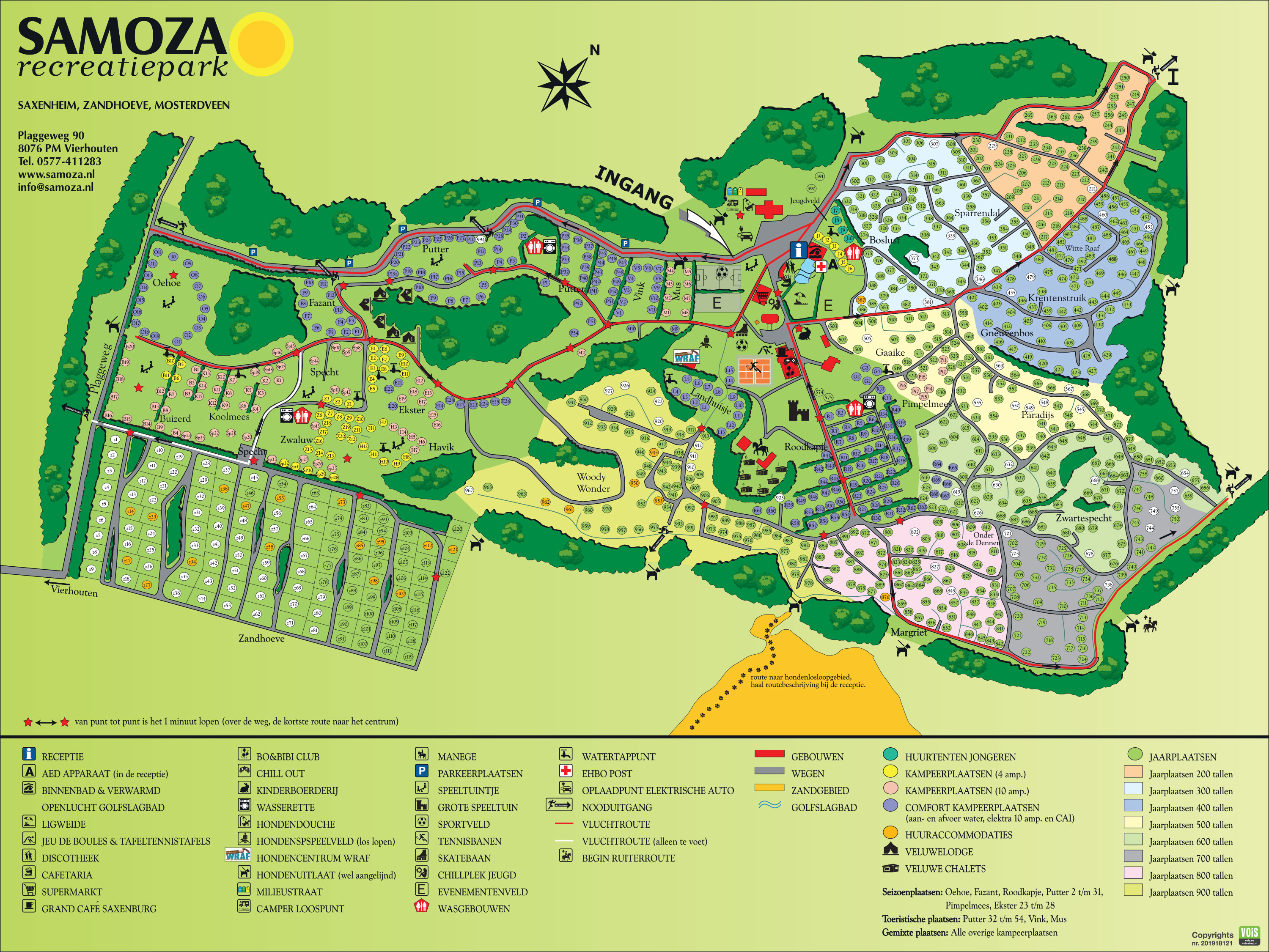 Plattegrond Samoza