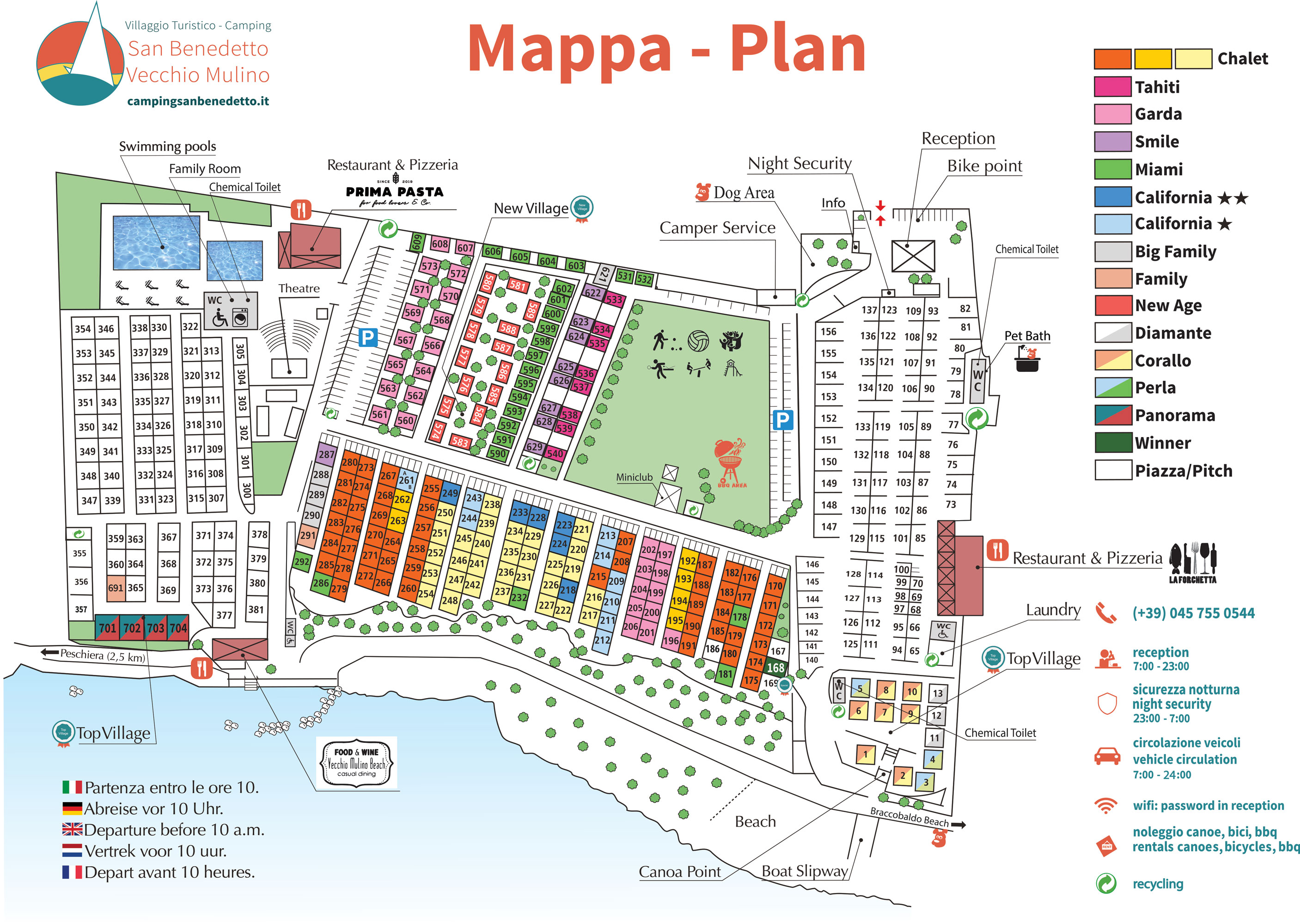 Plattegrond San Benedetto